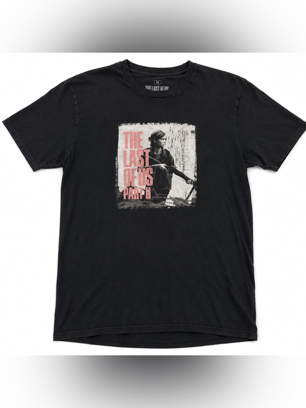 The Last of Us Part II Ellie Graphic Tee Black Medium Naughty Dog Game