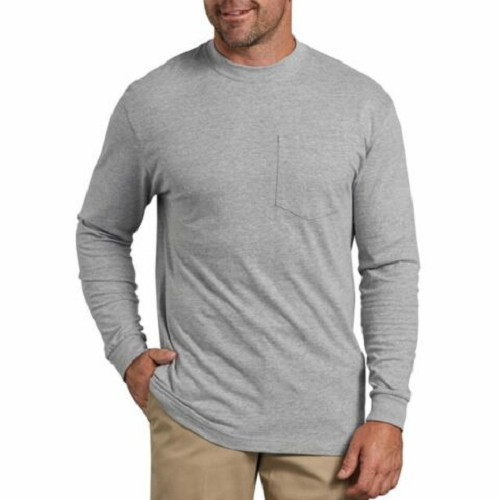 DICKIES MEN’S 2PK LONG SLEEVE PULLOVER CREW NECK T-SHIRT*CHOOSE COLOR & SIZE*
