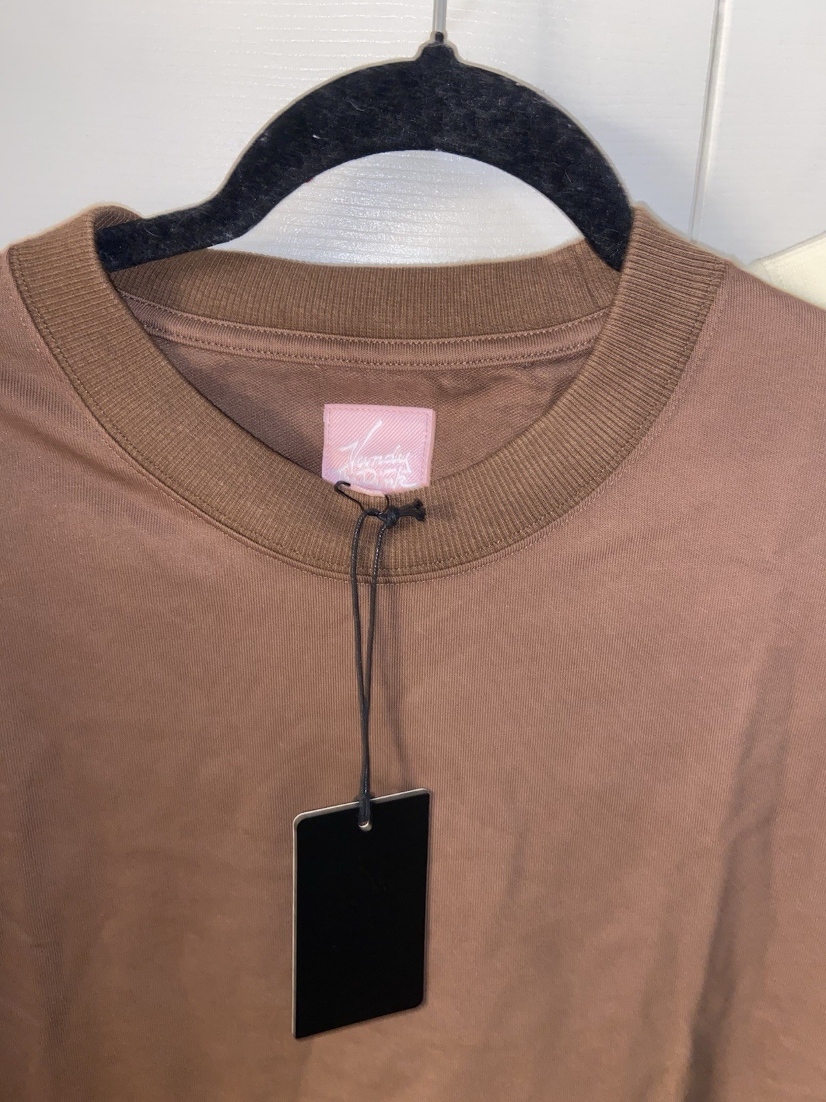 NWT Lot of 2 Vandy The Pink Street Wear Tshirts Brown & Banana Cream Lg