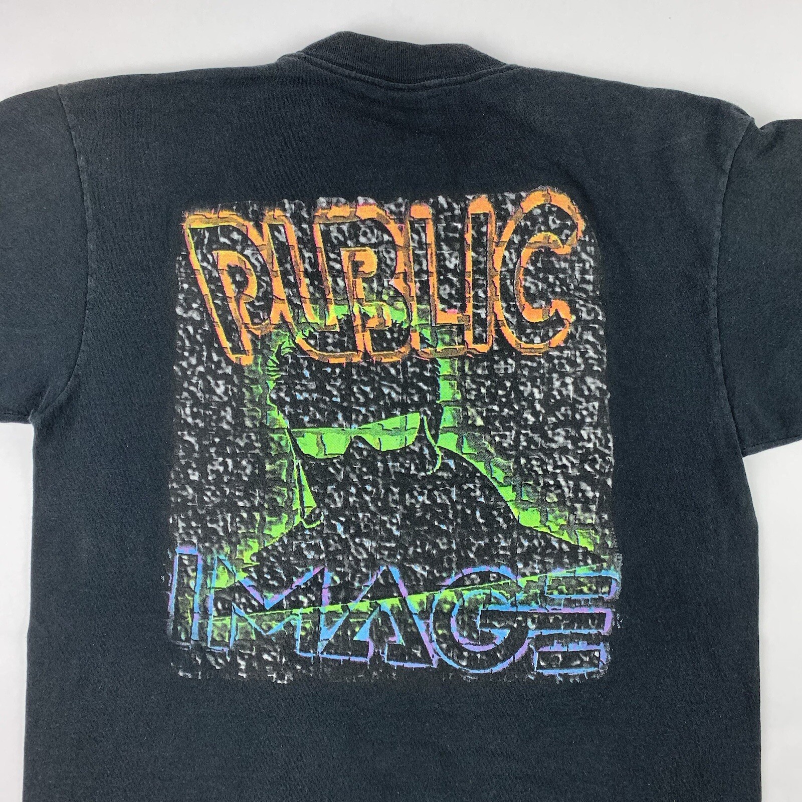 VTG 90s Public Image Surf Street Wear T-Shirt Mens Large Skate Single Stitch