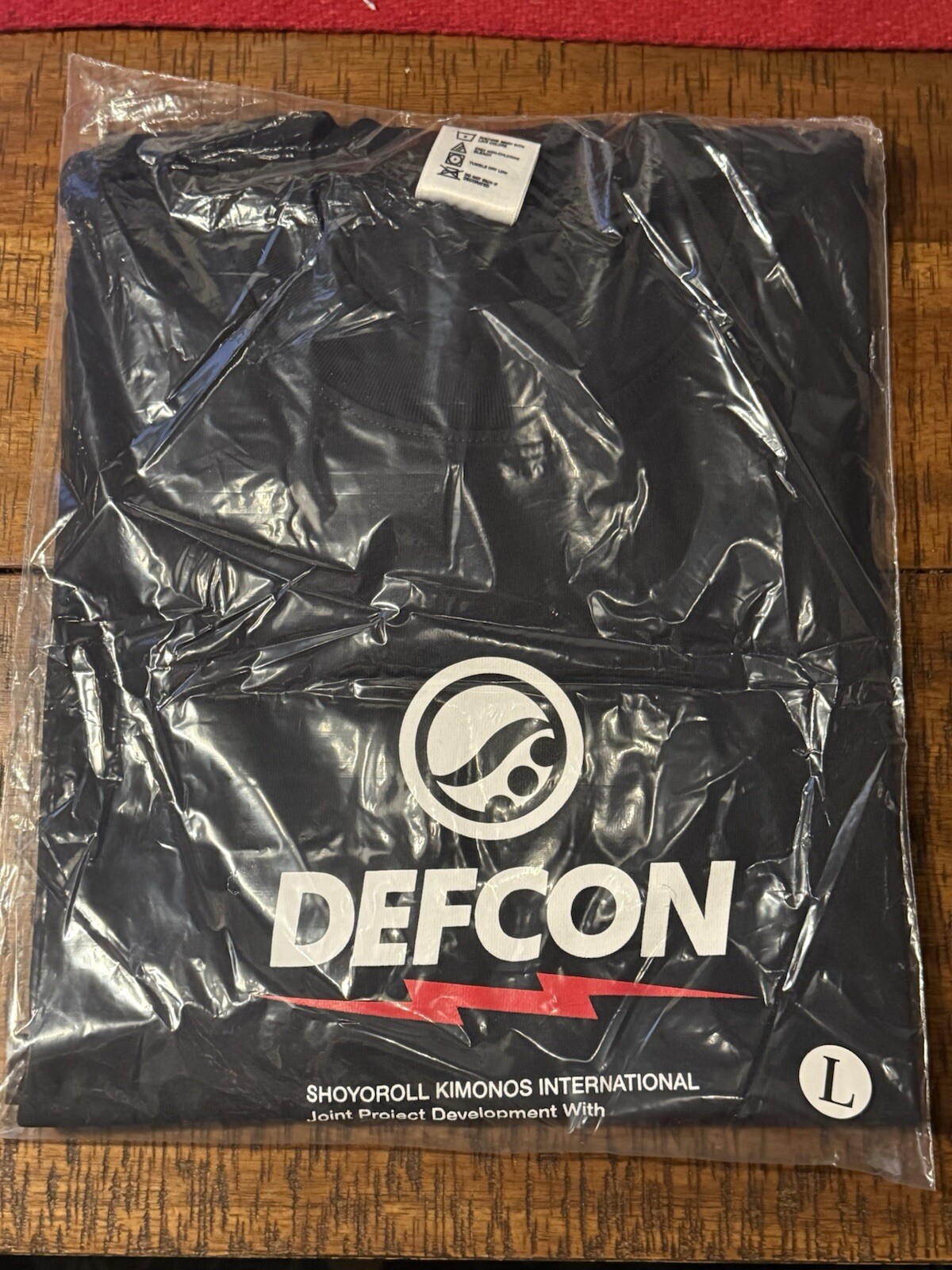 DEFCON X Shoyoroll Tee Mens Size Large Black New Rare
