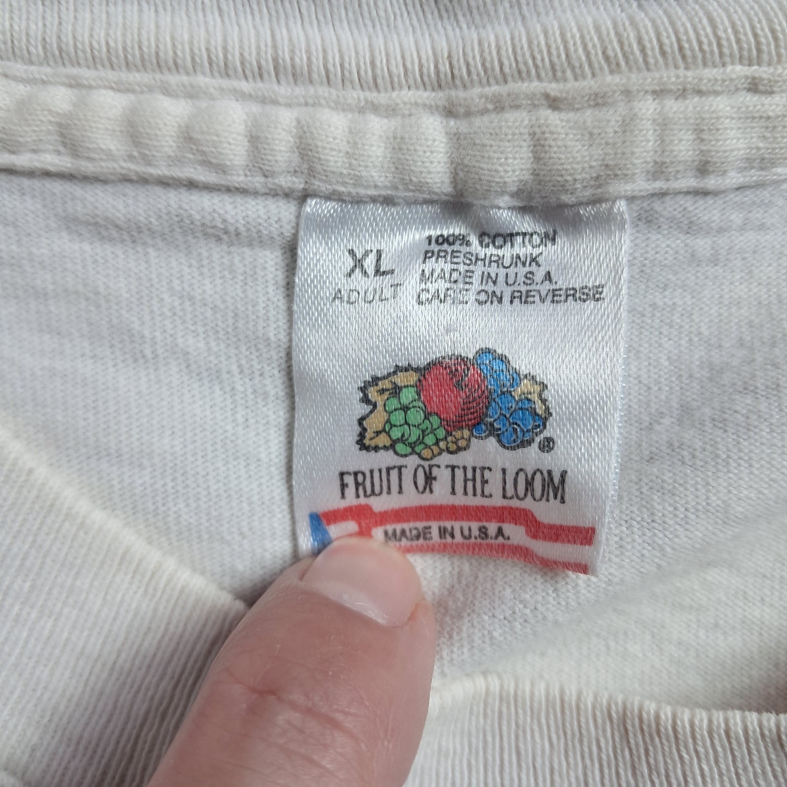 Vintage 1995 Dont Know Dont Care Single Stitch T-Shirt Men’s XL