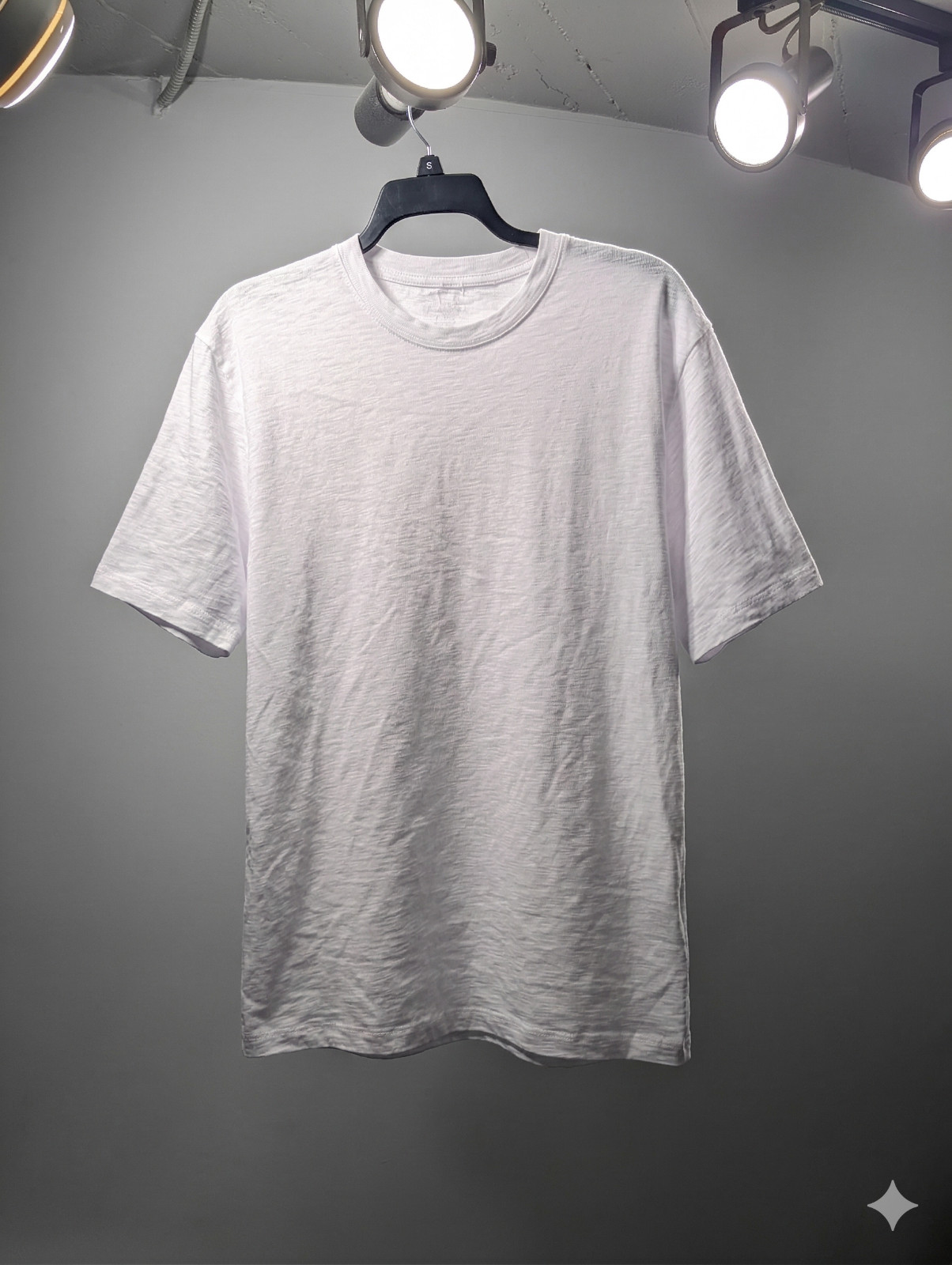 KARL LAGERFELD Solid White Graphic T-Shirt Cotton Lightweight Regular Fit 2XL