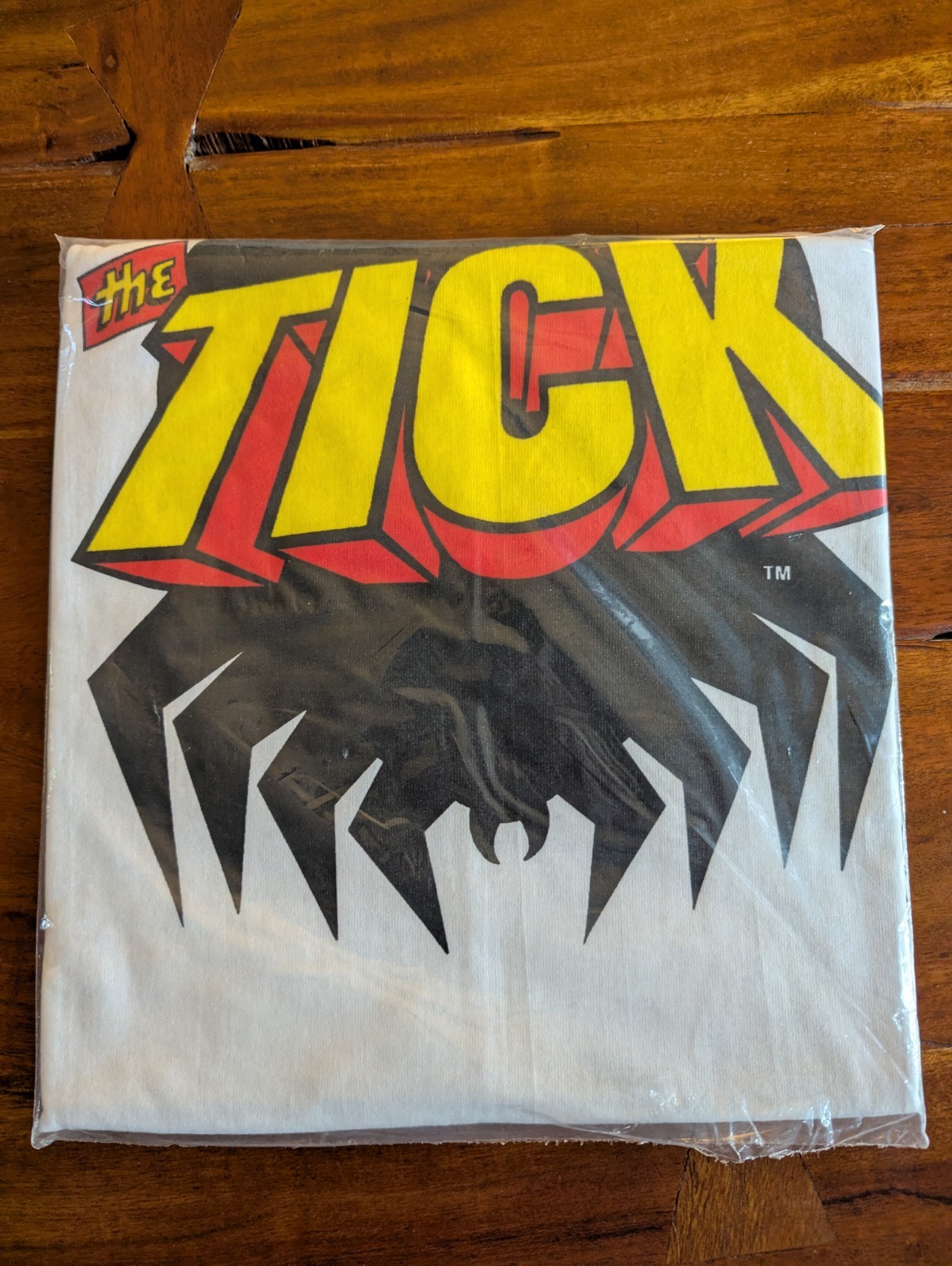 THE TICK LOGO NEW ENGLAND COMIC PRESS XL SIZE VINTAGE T-SHIRT FACTORY SEALED