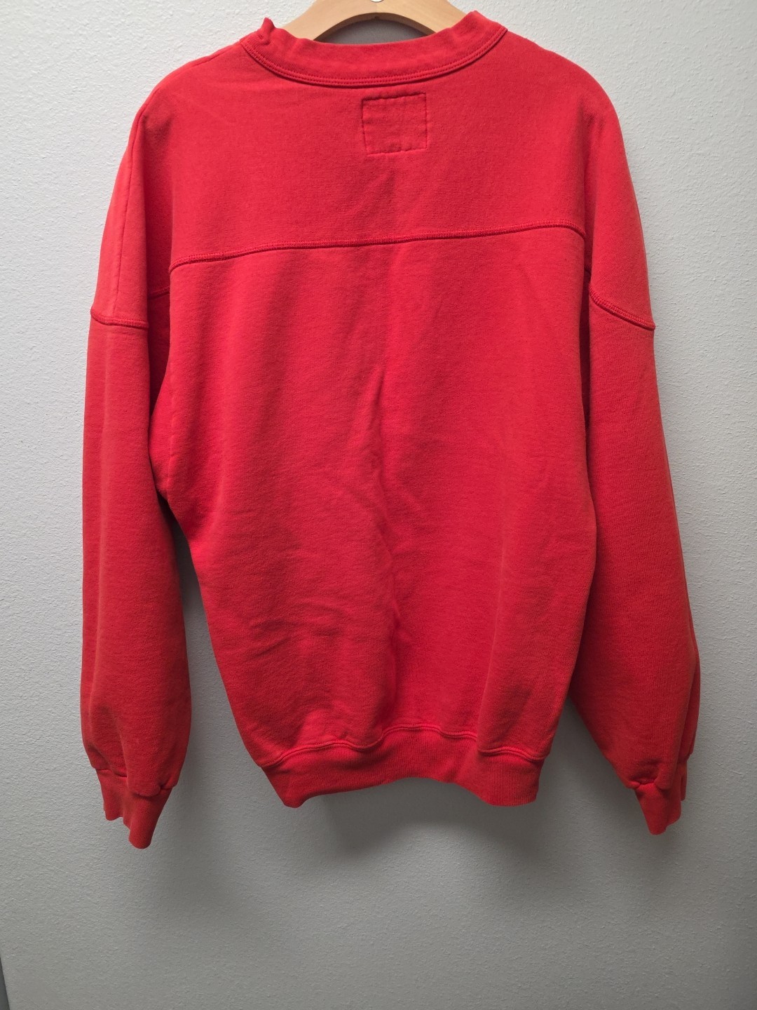 Vintage Guess Jeans Shirt Size Medium Red Longsleeve Georges Marciano USA 90s