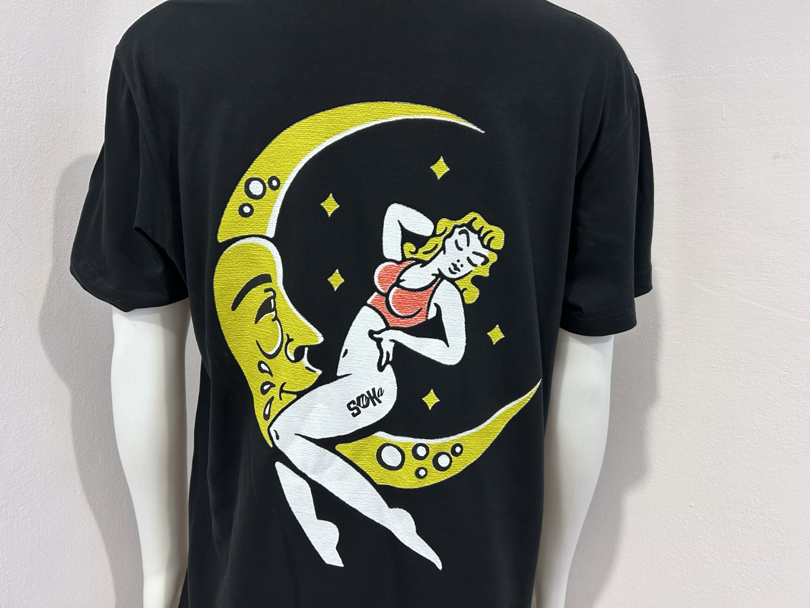 “Suka” Moon Girl Black/White Brand White or Black Short Sleeve T-Shirt Unisex