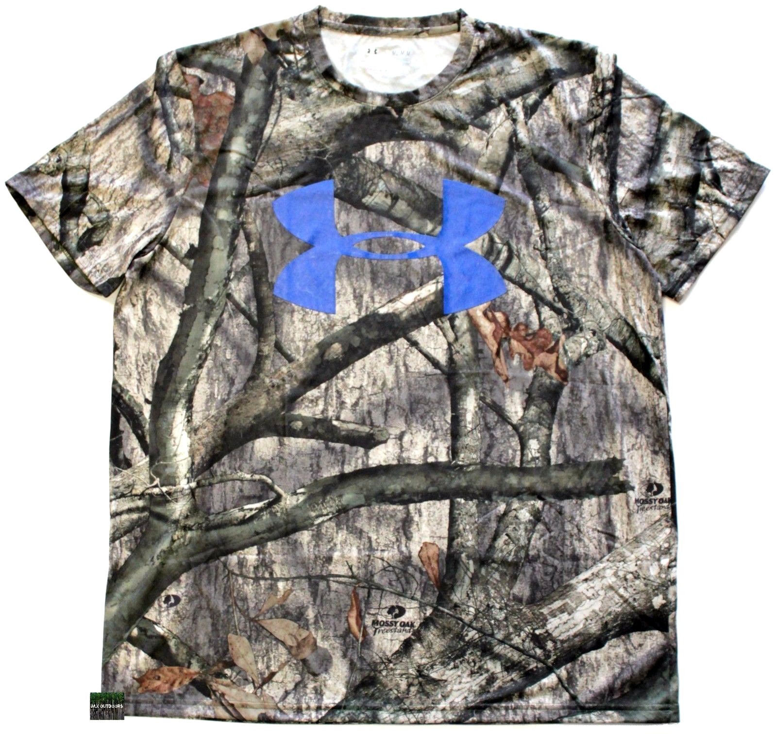 AUTHENTIC UNDER ARMOUR MOSSY OAK HEATGEAR GRAPHIC T SHIRT 1261106-905