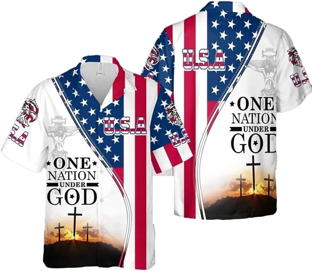 America 250th Anniversary Hawaiian Shirt, 250 Years Of Freedom Button Shirt