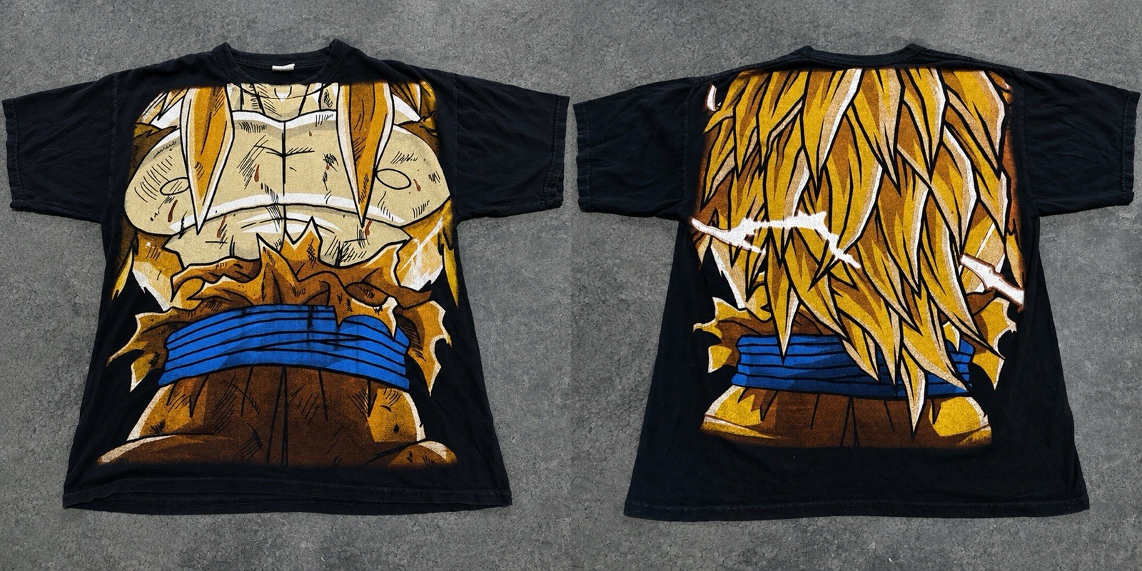 Rare vintage anime Dragon Ball Z Bootleg AOP GOKU