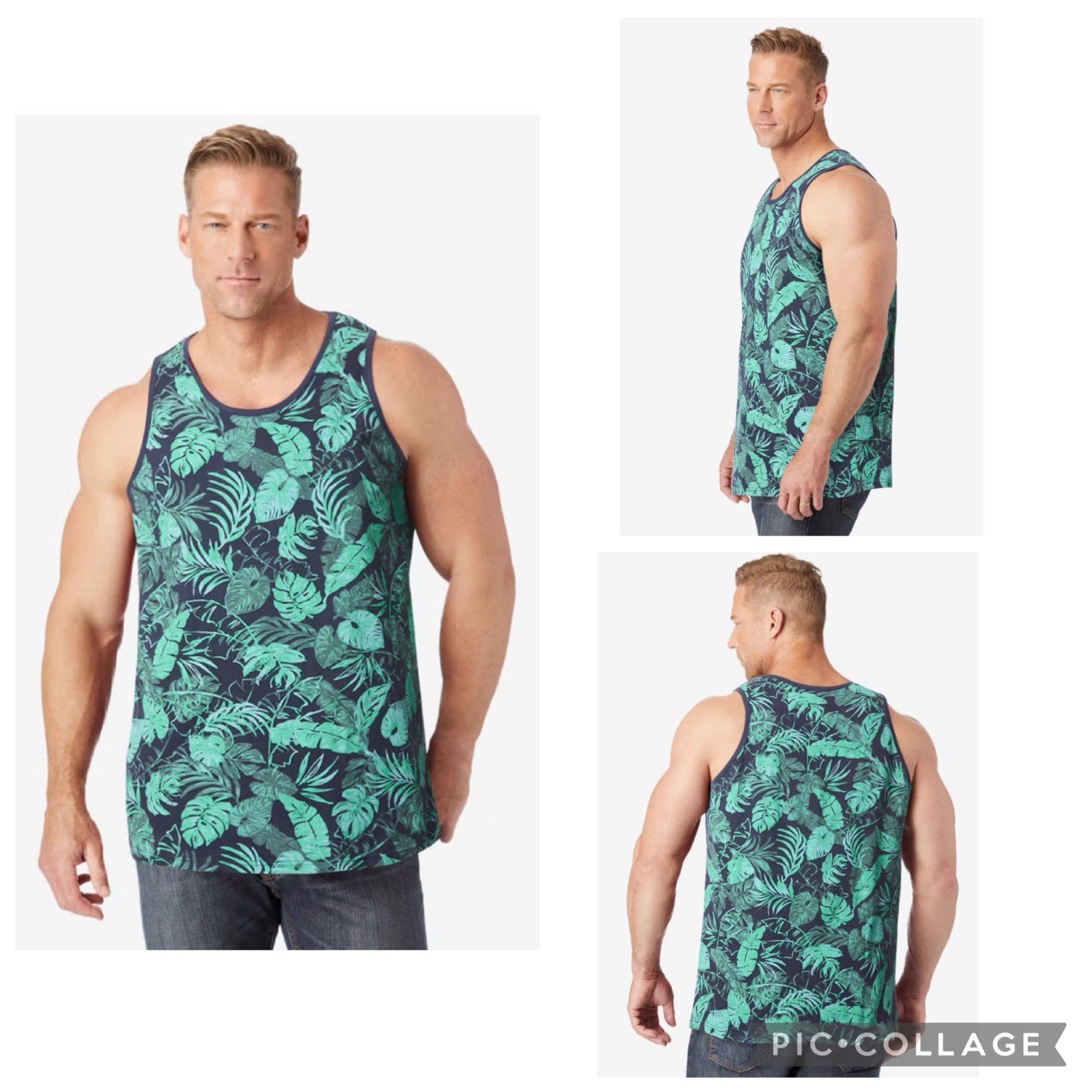 Brand New KingSize Men’s Big & Tall Tank ~ 8XL