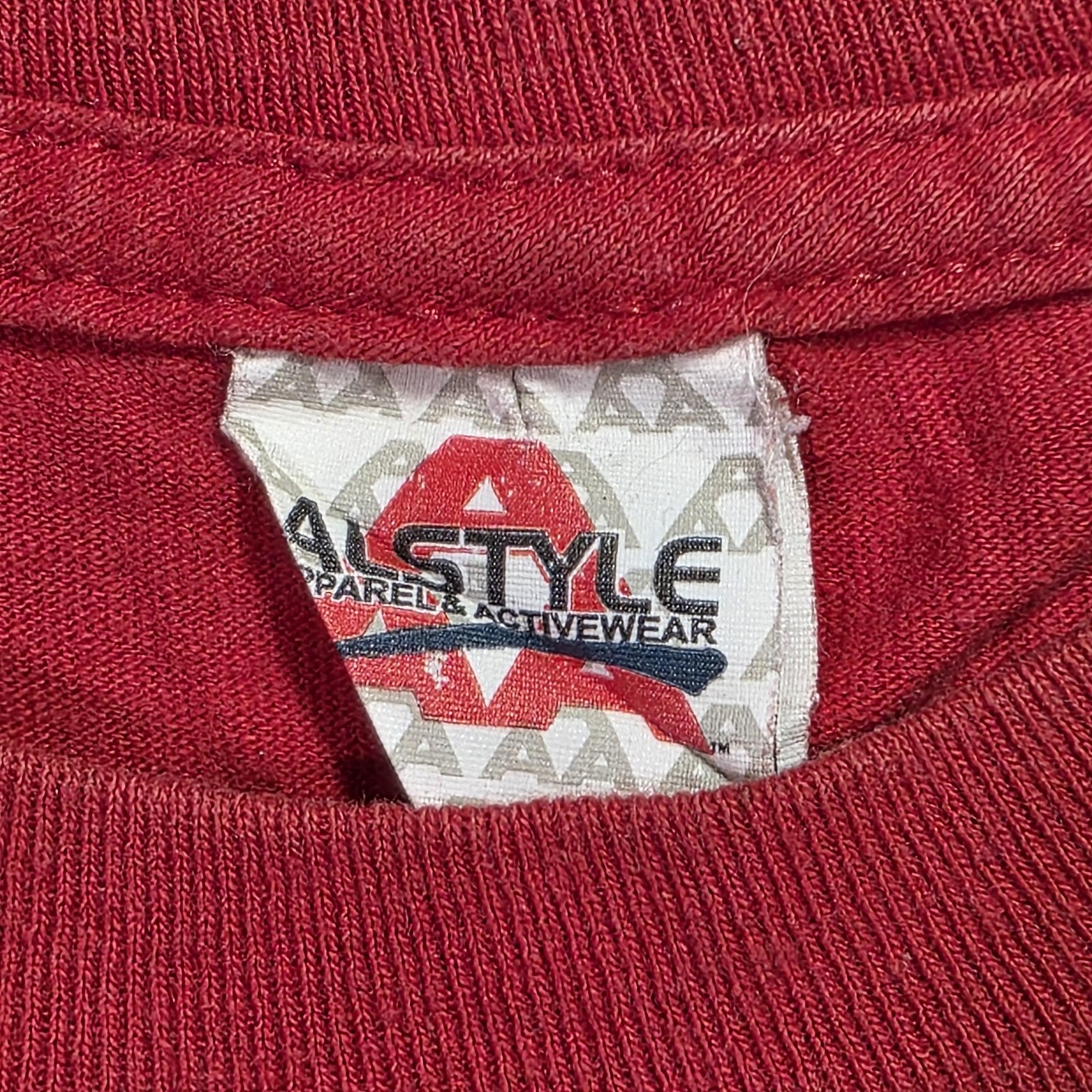 Alstyle Filthy Ink Skull Shirt Mens XL Red Gothic Tattoo Crossed Swords Graphic