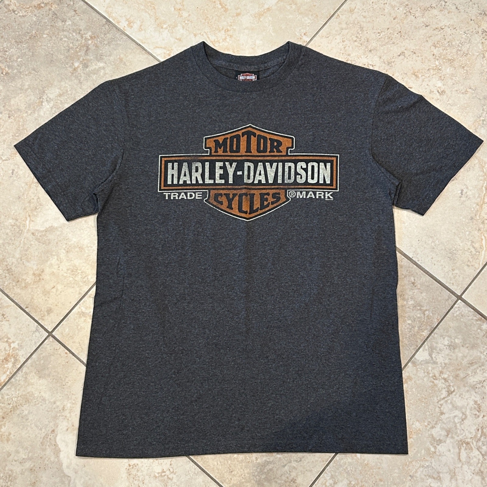 Harley Davidson Speedway Shirt Mens L Graphic Tee Concord NC Racing Short Sleeve