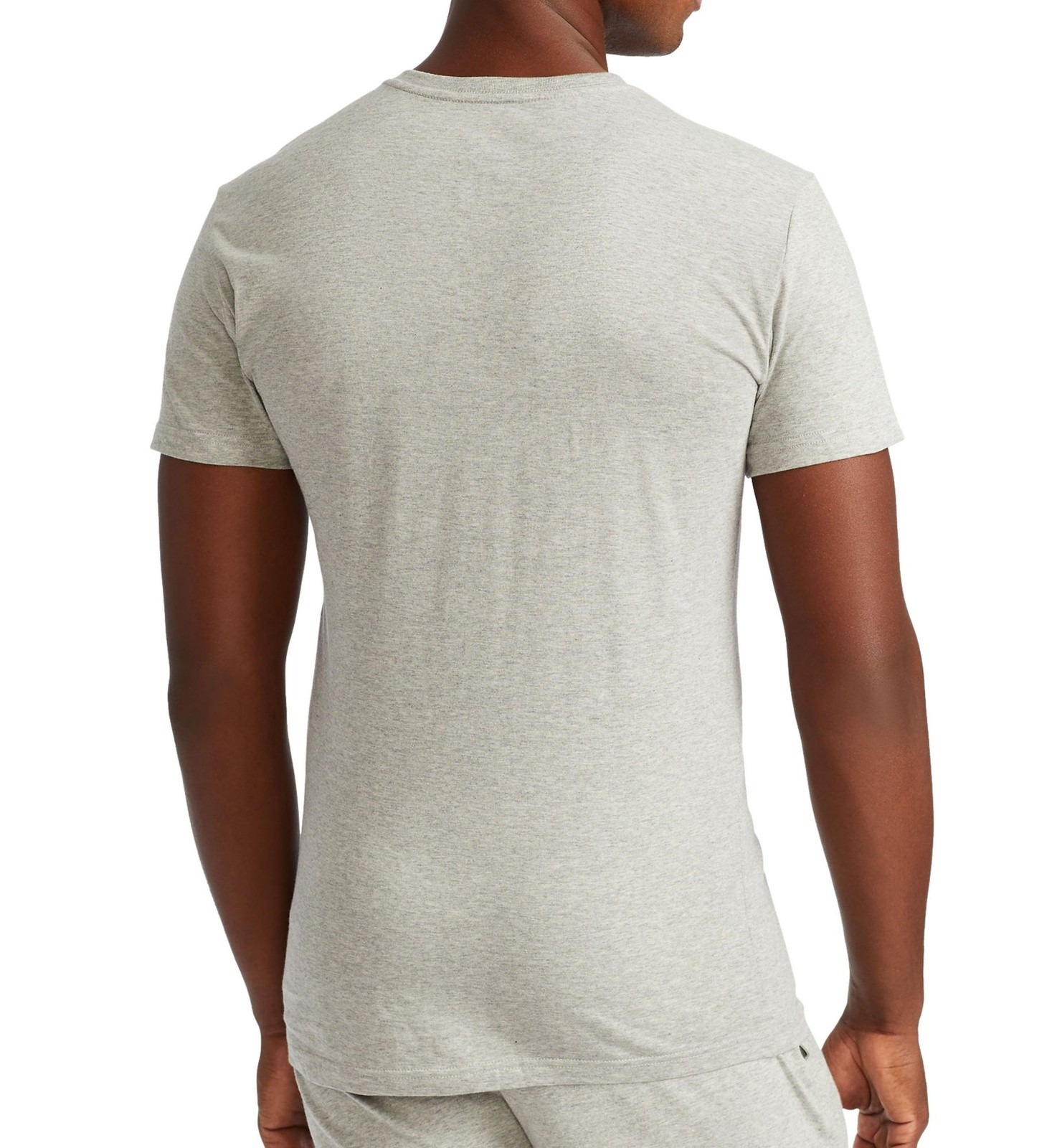 3-Pack Polo Ralph Lauren Mens V-Neck T-Shirts Size M 100% Cotton Solid Knit Tees