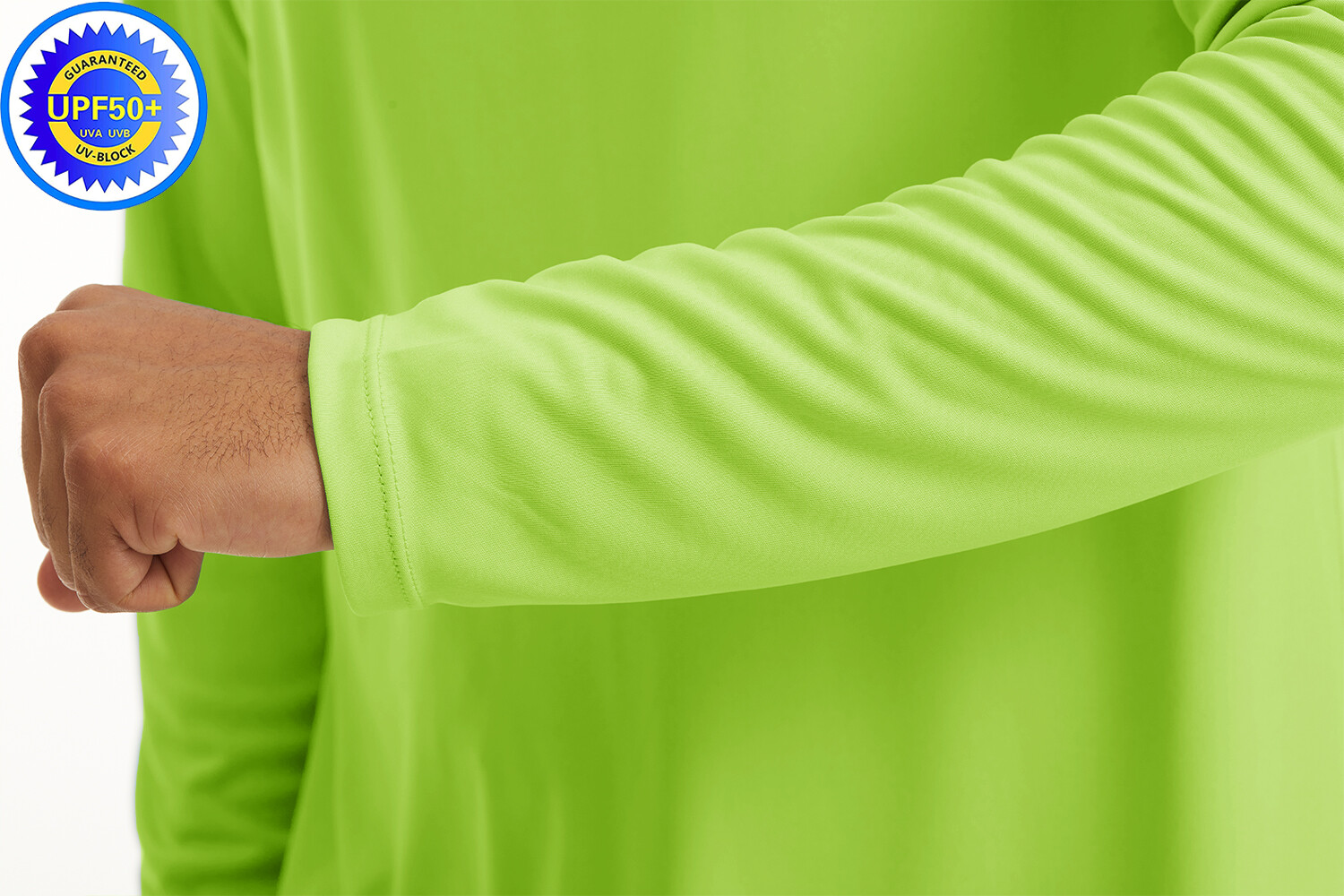 Men’s UPF50+ T-Shirt Long Sleeve Outdoor Sun Protection Fishing Performance Tops