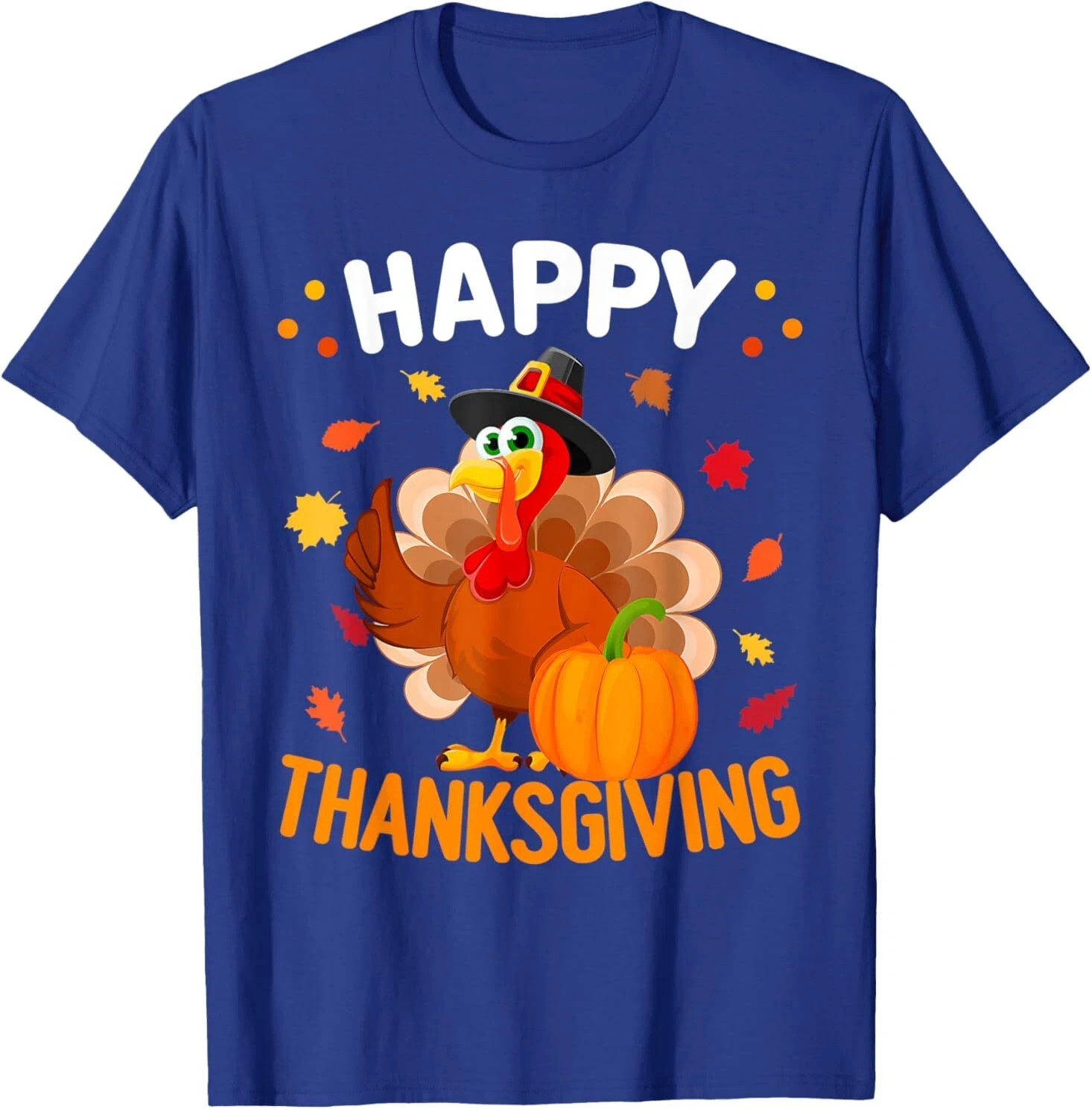 Happy Thanksgiving Turkey Day Autumn Fall Family Men Women T-Shirt
