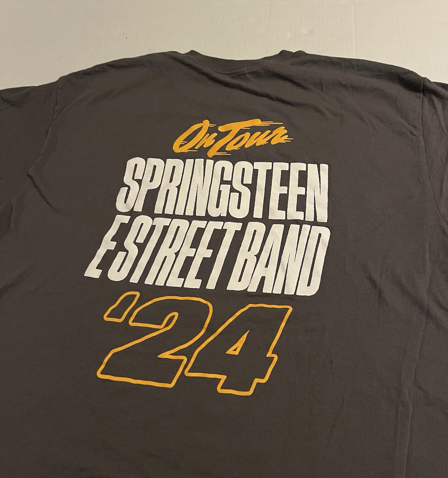 Bruce Springsteen 2024 Concert Tour E Street Band T-Shirt LARGE Music Rock Album