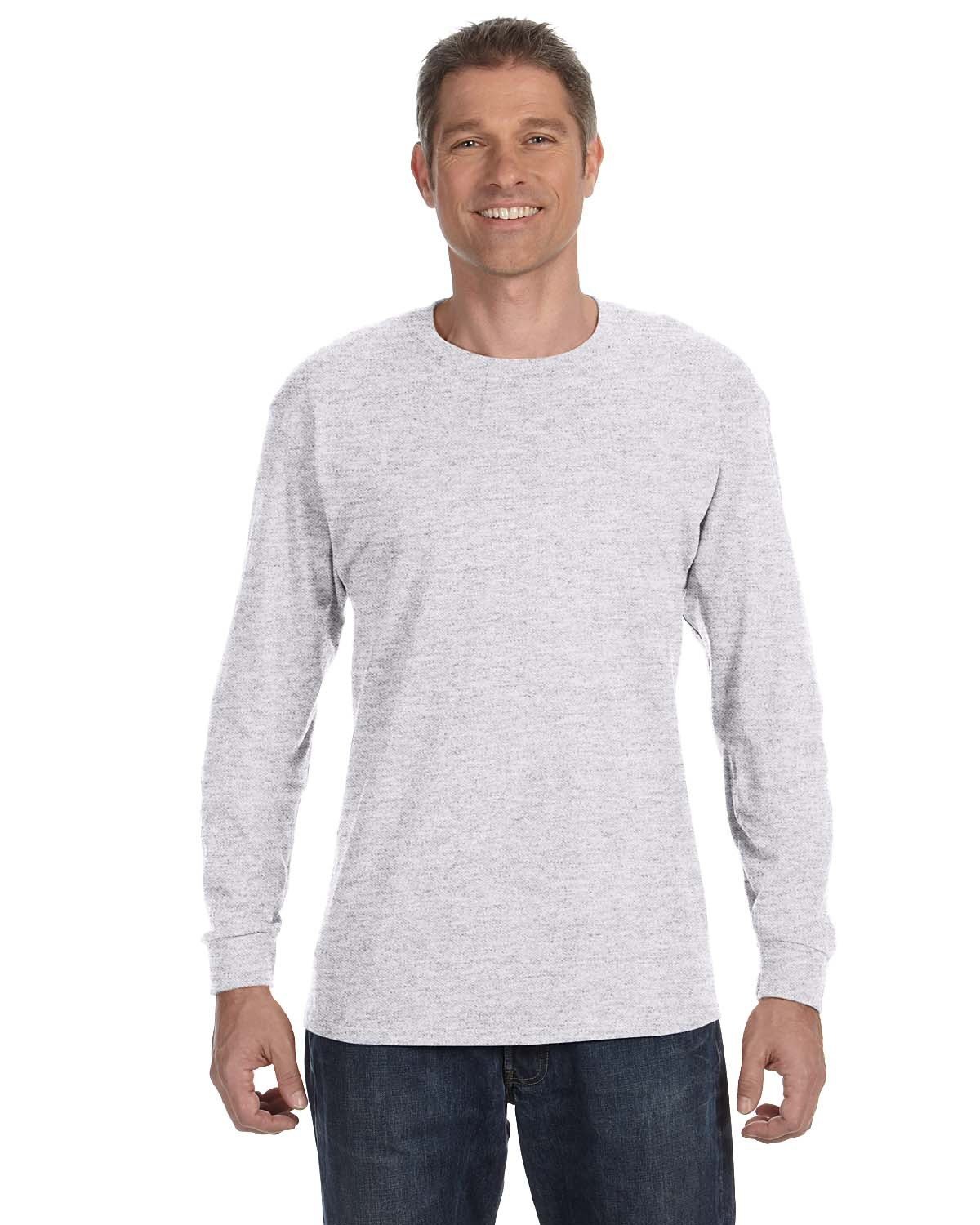 5 Pack Of Gildan Adult Heavy Cotton Long Sleeve T Shirt Stylish T-Shirt G540