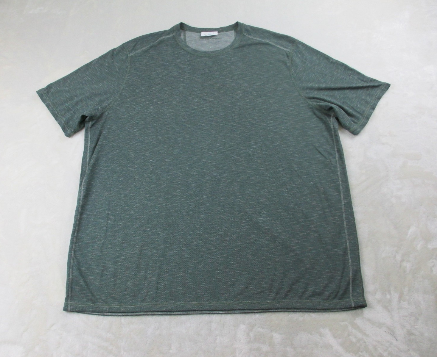 Tommy Bahama Shirt Mens Extra Large Green Reversible Crew Neck Marlin Casual*