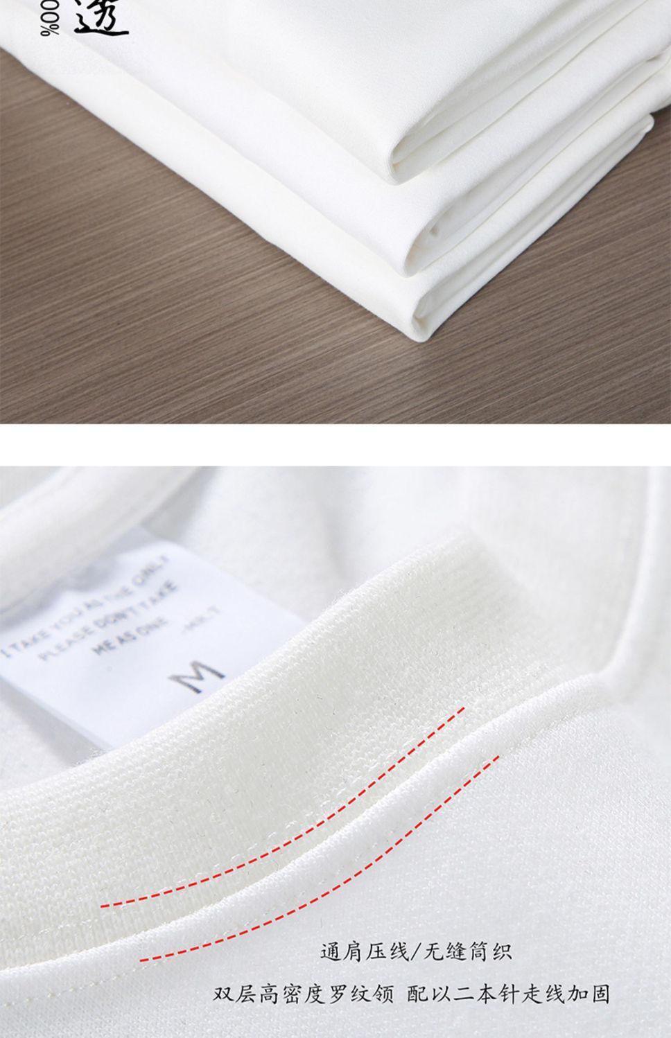 Men’s Premium 500gsm Heavyweight Cotton Tee Thick Crew Neck Short Sleeve Tshirt