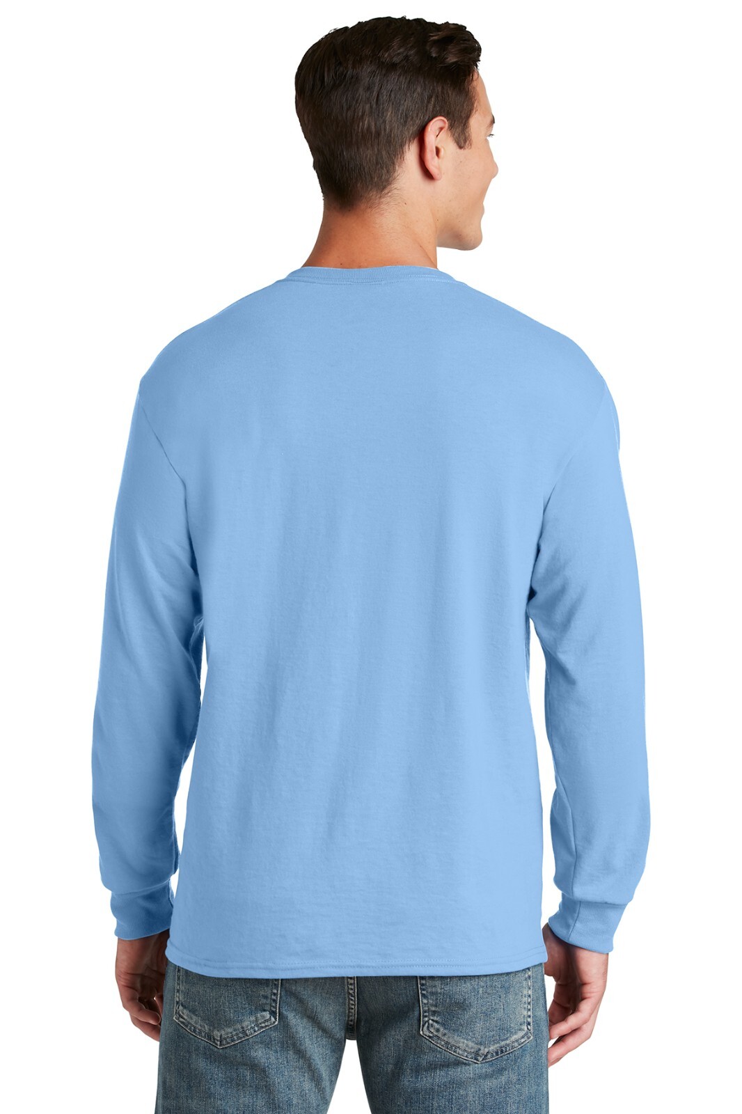 JERZEES 29LS Mens Long Sleeve Moisture Wicking Dri-Power Crew Neck T-Shirt