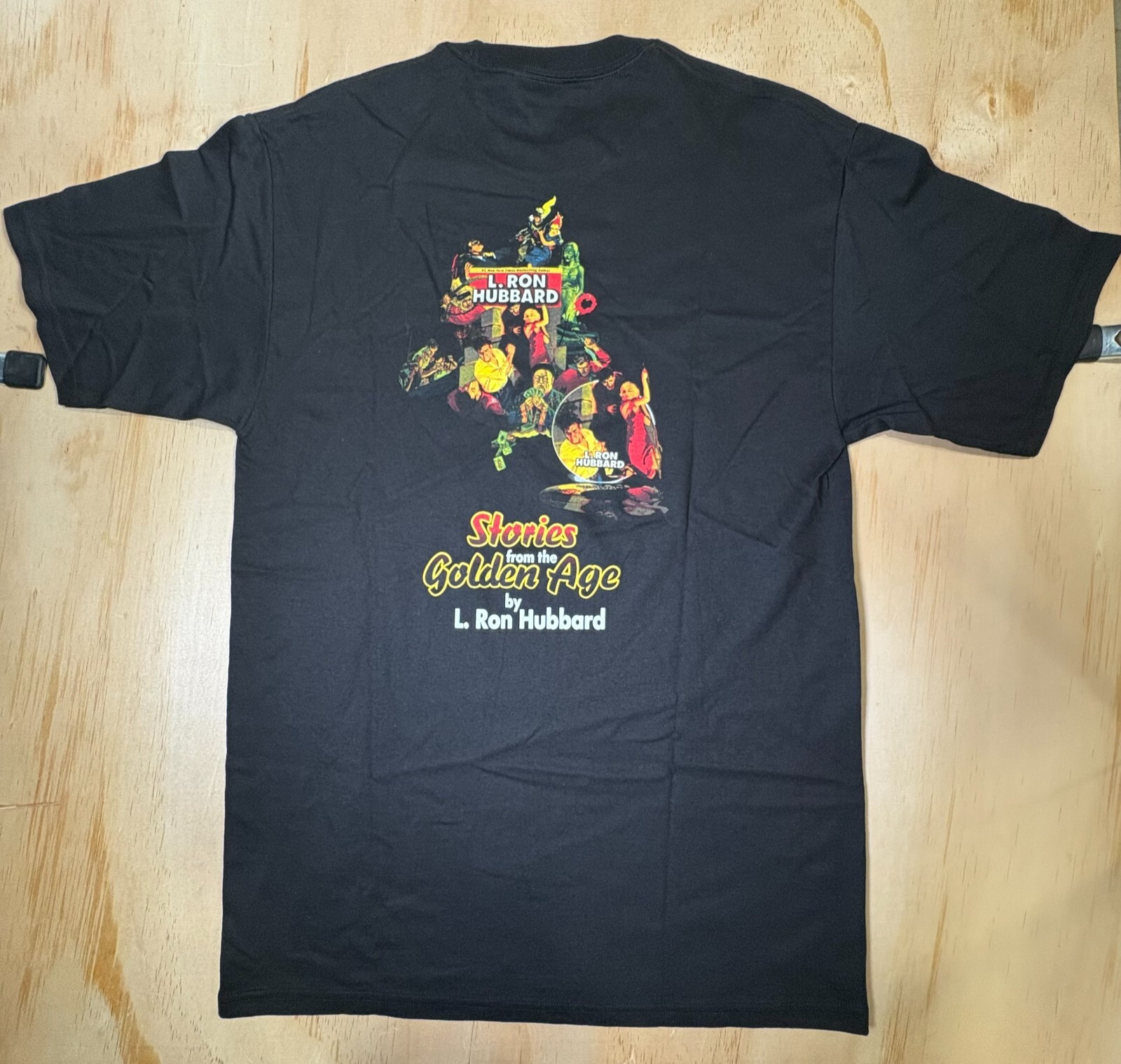 L Ron Hubbard Stories From The Golden Age 2008 T-shirt Unworn