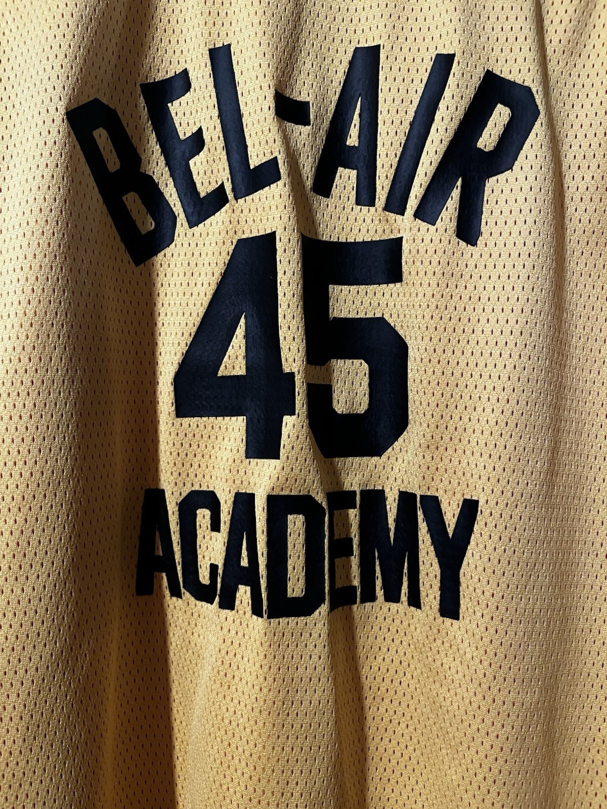 Adidas Bel-Air Academy Jersey Mitchell 45 Basketball Men XXL Yellow D.O.N. Tank