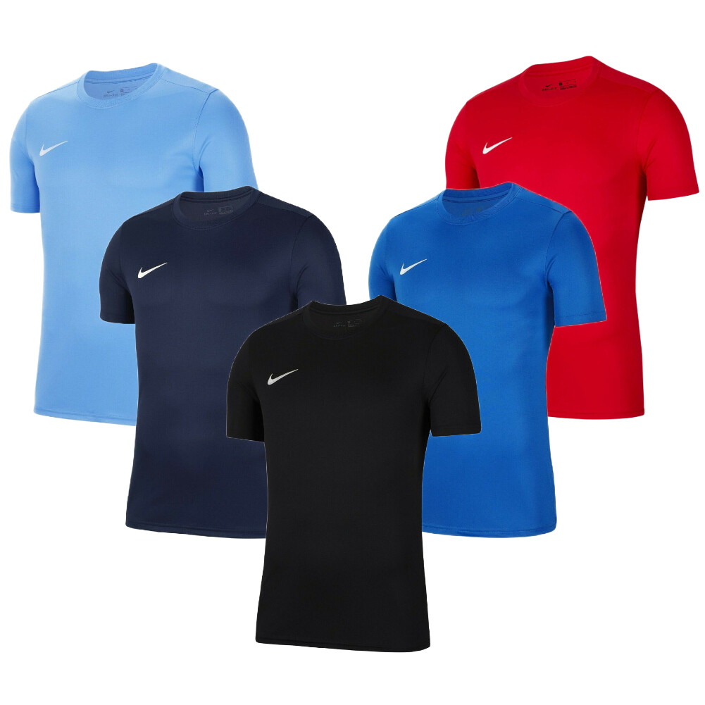 Nike Men’s Athletic T-Shirt Park VII Dri-Fit Crew Neck Sports Gym Football Tee