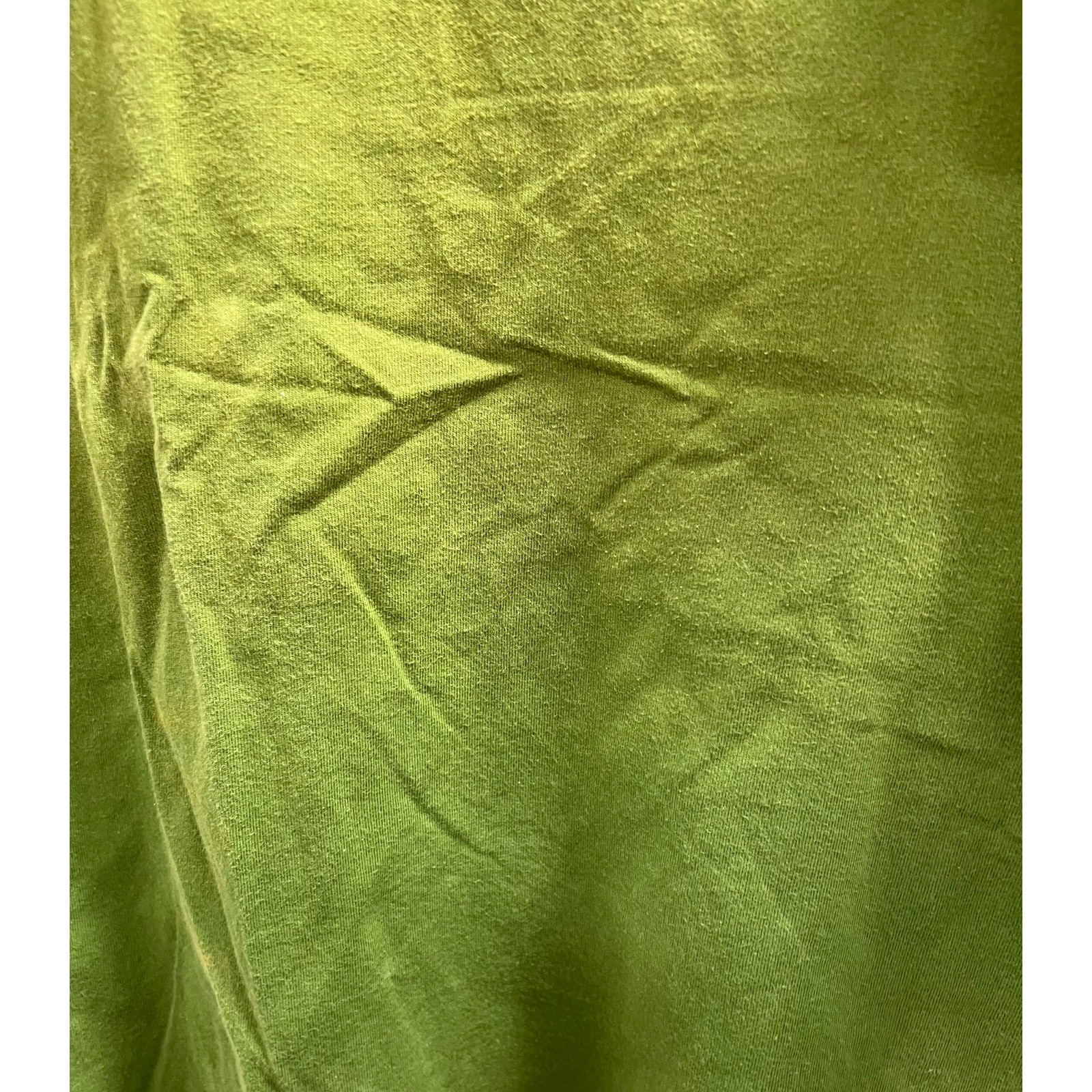 DULUTH TRADING CO. Longtail heavy lime green ombre tee sz L SEE DESCRIPTION