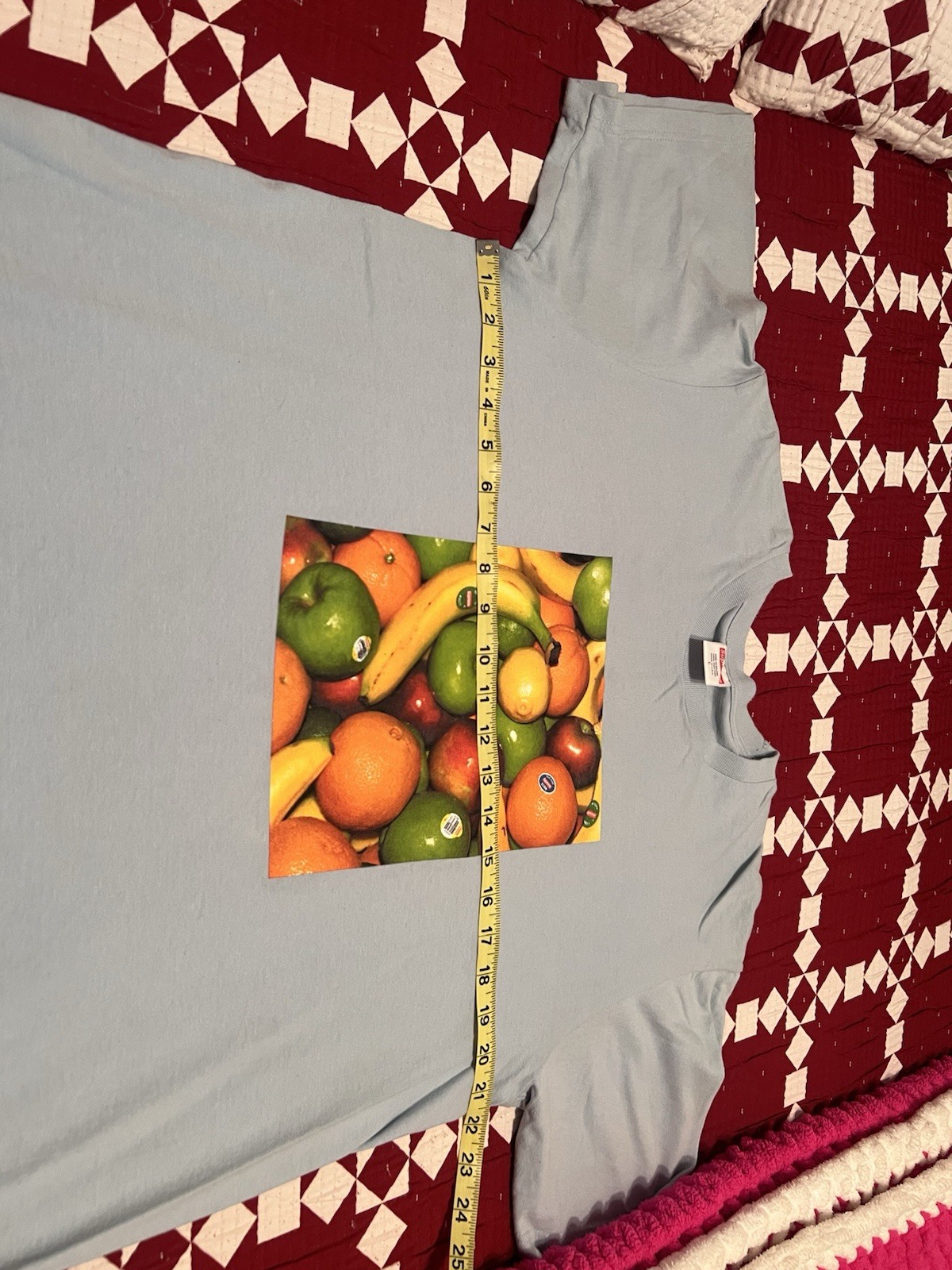 Supreme Fruit T-Shirt L Spring / Summer 2019 S/S19 Made In The USA Blue