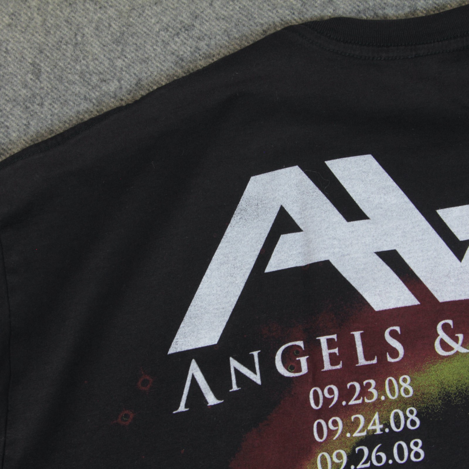 Angels & Airwaves T Shirt L VTG 2008 Tour Merch Rock Concert Band Tom DeLonge