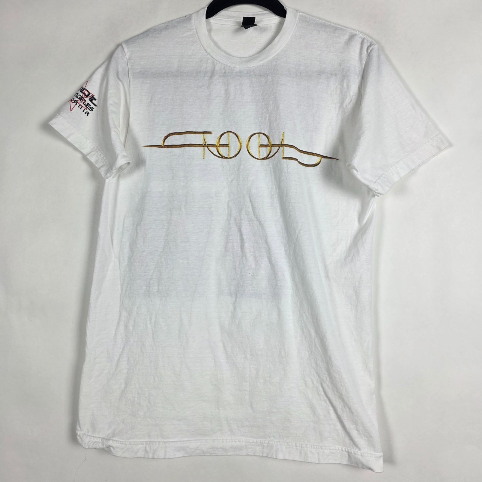 Tultex Tool Los Angeles California Music Mens Medium Short Sleeve White T Shirt