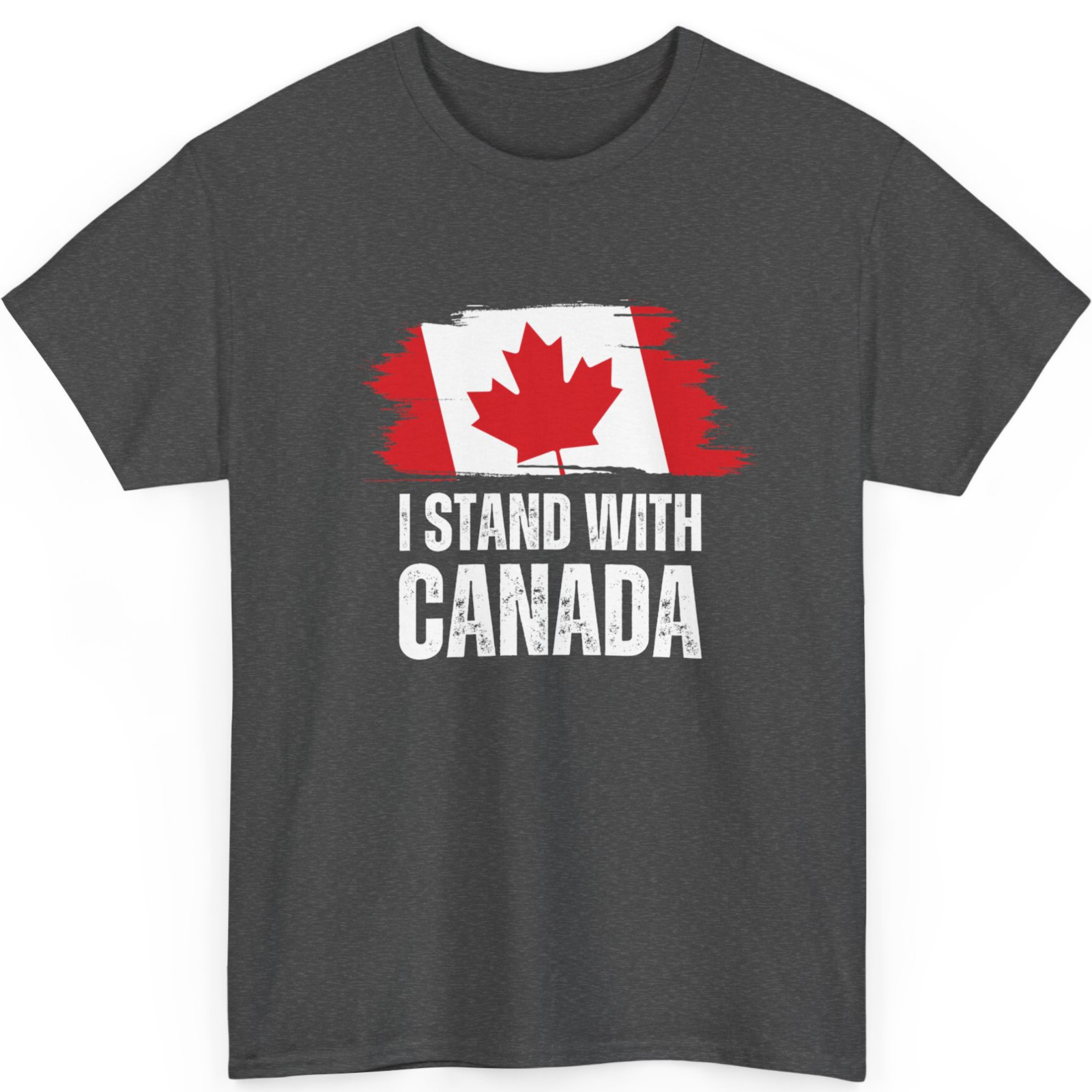 I Stand With Canada America Canadian USA Flag Unisex T-Shirt