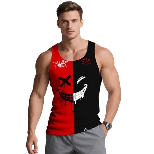 Graphic Workout 3D Tank Top Mens Womens Unisex