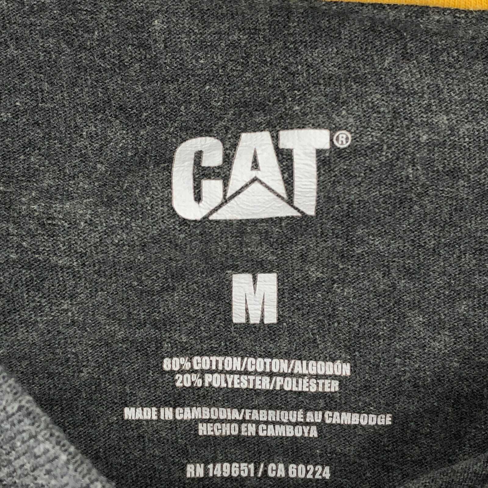 CAT Gray Classic Basic T-Shirt | Perfect for Any Occasion