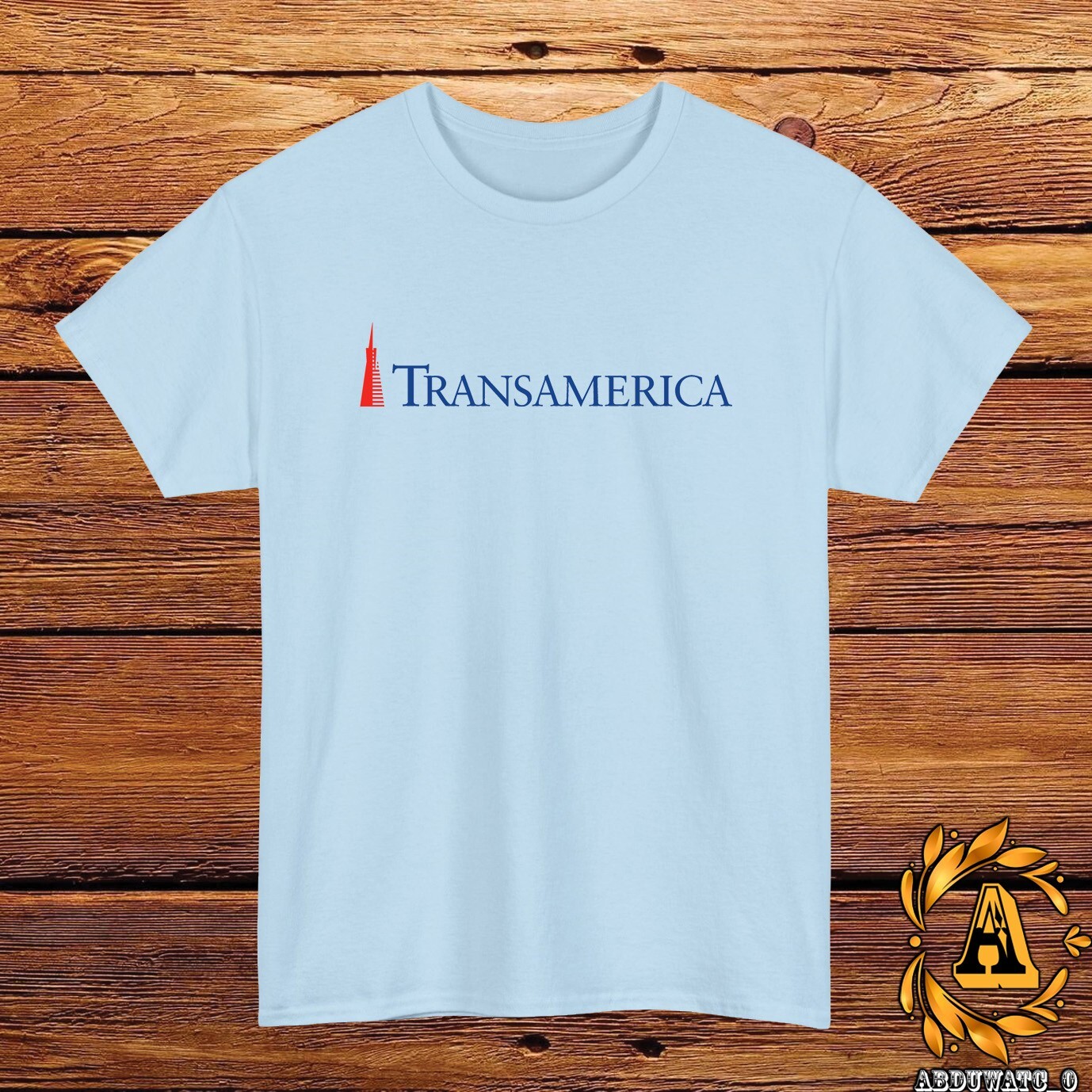Transamerica Airlines Logo T-Shirt Black/Grey/White/Navy/Red/Light Blue S-5XL