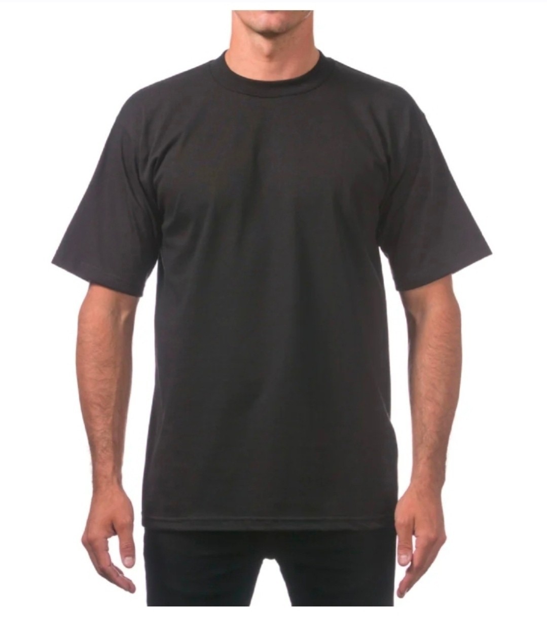 PROCLUB MENS HEAVYWEIGHT SHORT SLEEVE T SHIRT PRO CLUB PLAIN TEE SHIRT M – L