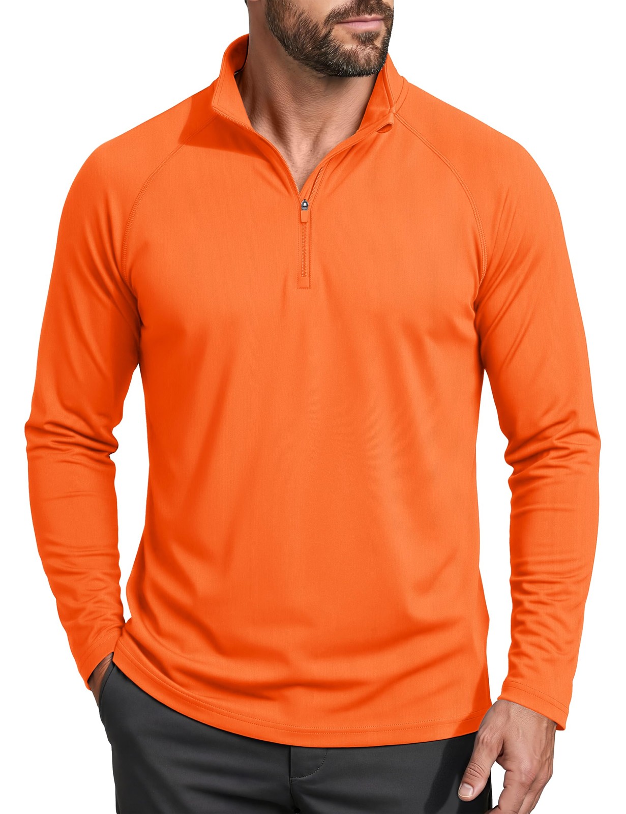 MAGCOMSEN Sun Shirts for Men Dry Fit Sun Protection Running Fishing Gym Worko…