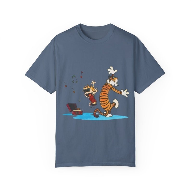 Calvin and Hobbes cartoon Unisex Tee S-5XL