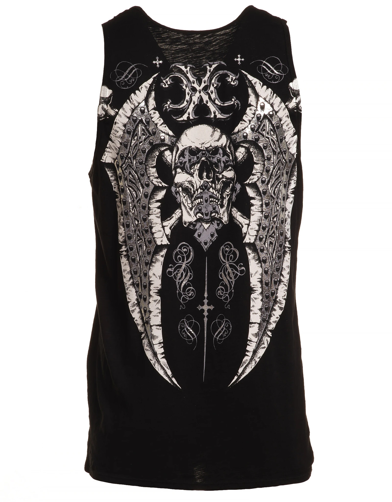 Xtreme Couture Affliction Men’s Tank T-Shirt TYPHOON Black Wings Biker S-5XL