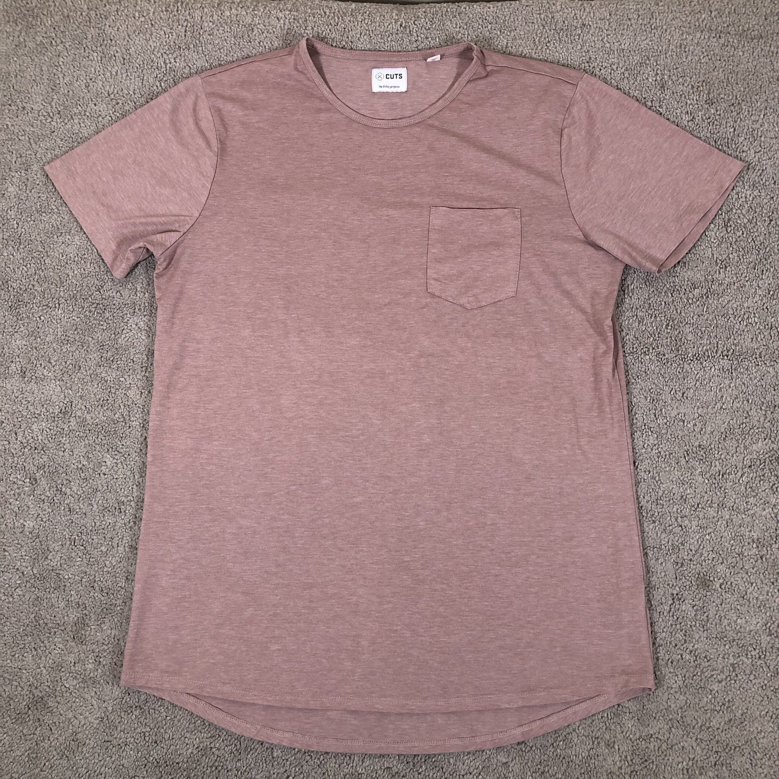 Cuts T-Shirt Mens XL Pastel Red Friday Projects Short Sleeve Pyca Pro Workout