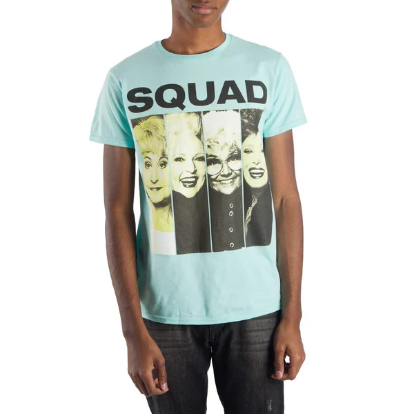 The Golden Girls Mens Celadon Green Squad Group Photo Tee Shirt New S, 3XL
