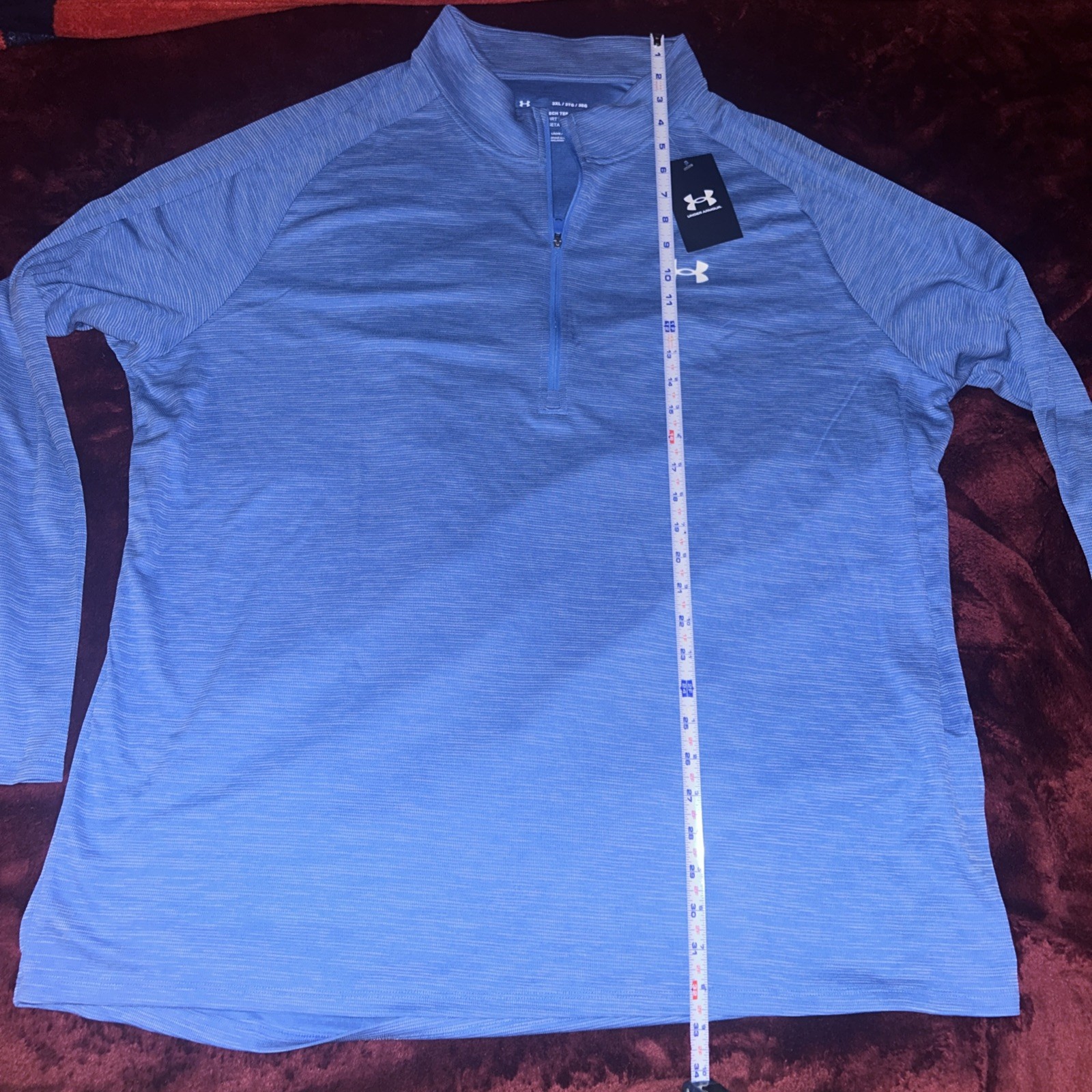 NWT Under Armour 1/4 Zip Men’s Tech Tee Long Sleeve Size 3XL — FREE SHIPPING