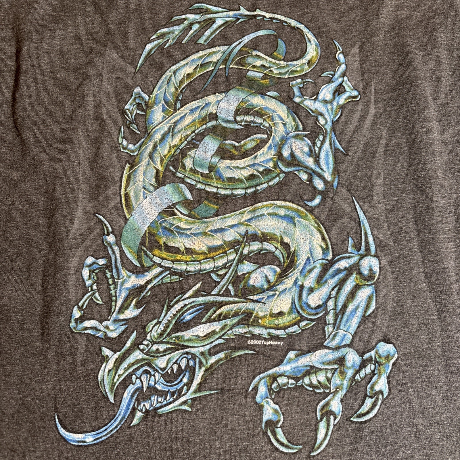 Y2K Shirt Mens 2XL Sideout Dragon Long Sleeves 90s Vintage Skate Surf USA