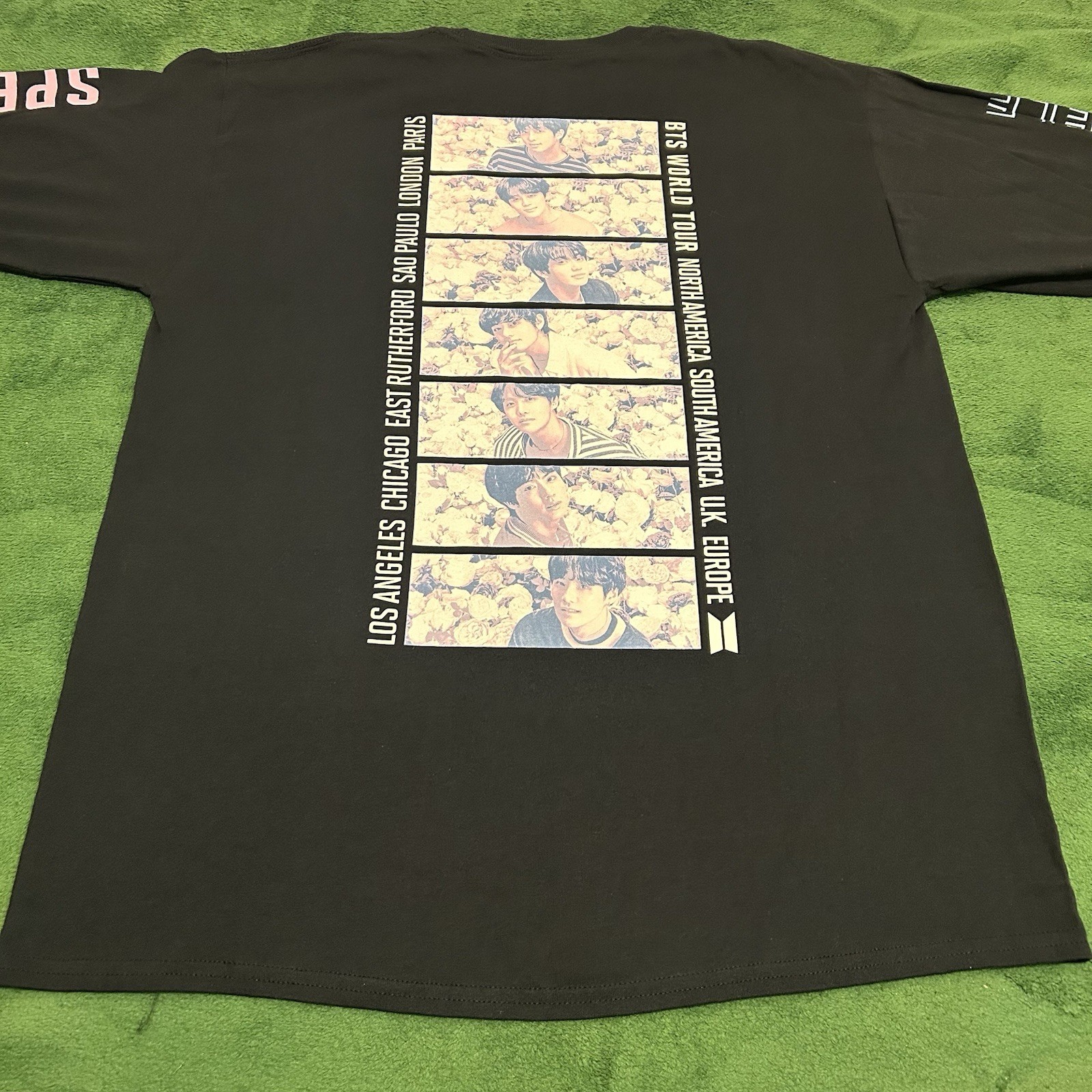 Bts Love Yourself Tour Large L Mens Music Concert K Pop T-Shirt