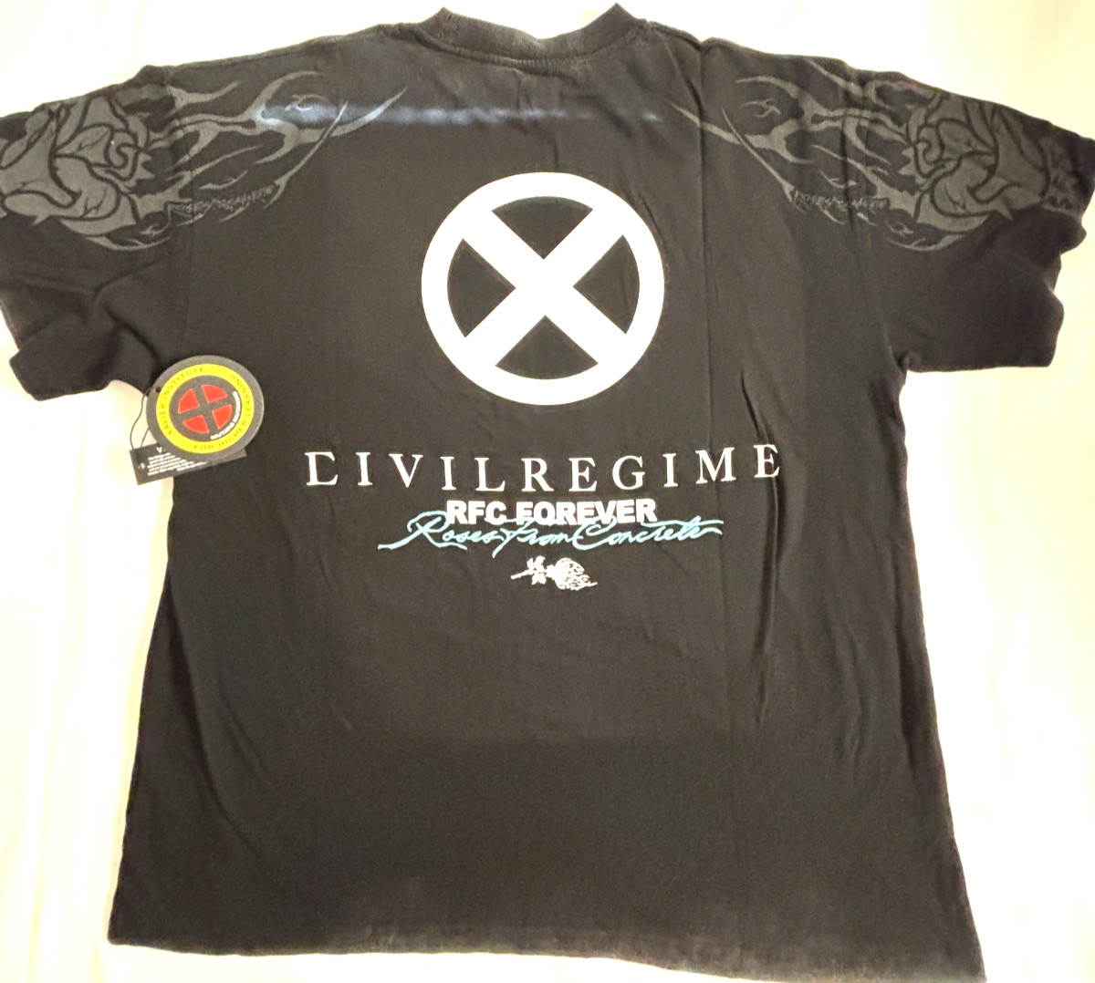 Civil regime Marvel X-Men Wolverine Oversized Graphic Tee Shirt Adult Size Large