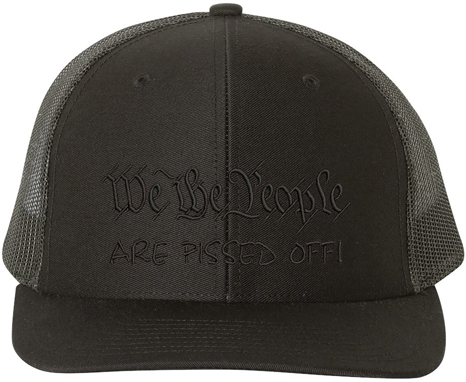 WeThe People Are Pissed off Richardson Embroidered One Size Fits All Trucker Hat