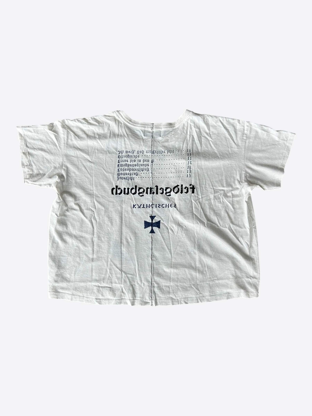 Enfants Riches Deprimes White & Black Katholisches Toothbrush T-Shirt