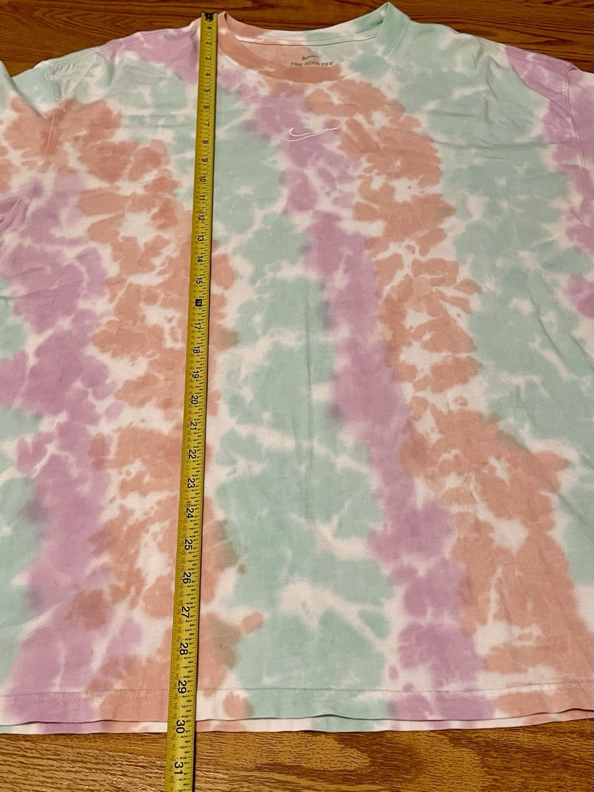 Nike Tie Dye T-Shirt — Large — “The Nike Tee” — Swoosh on Chest