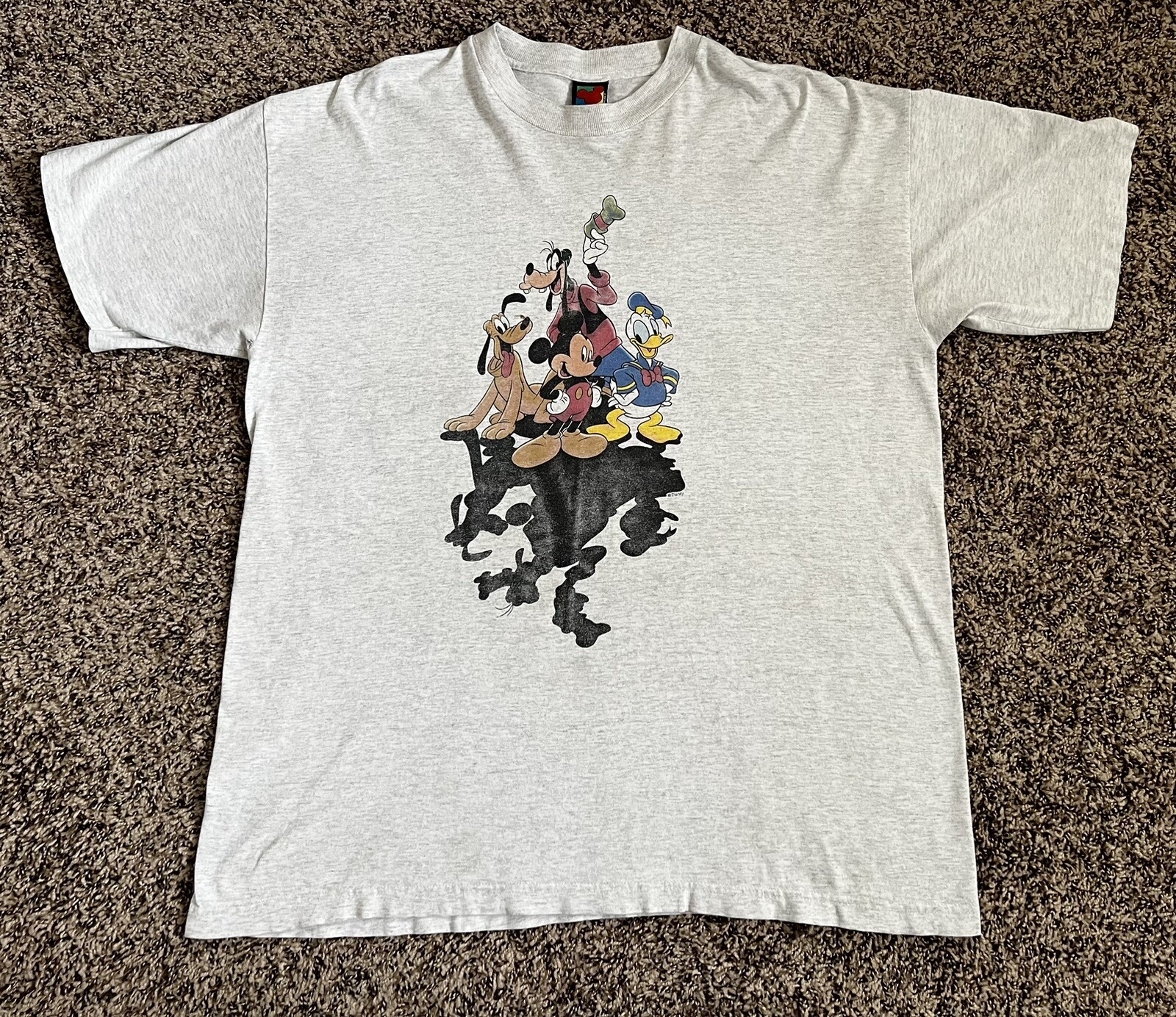 Vintage 90s Mickey Mouse Unlimited Goofy Donald Duck Disney Graphic XL 24”x 30”