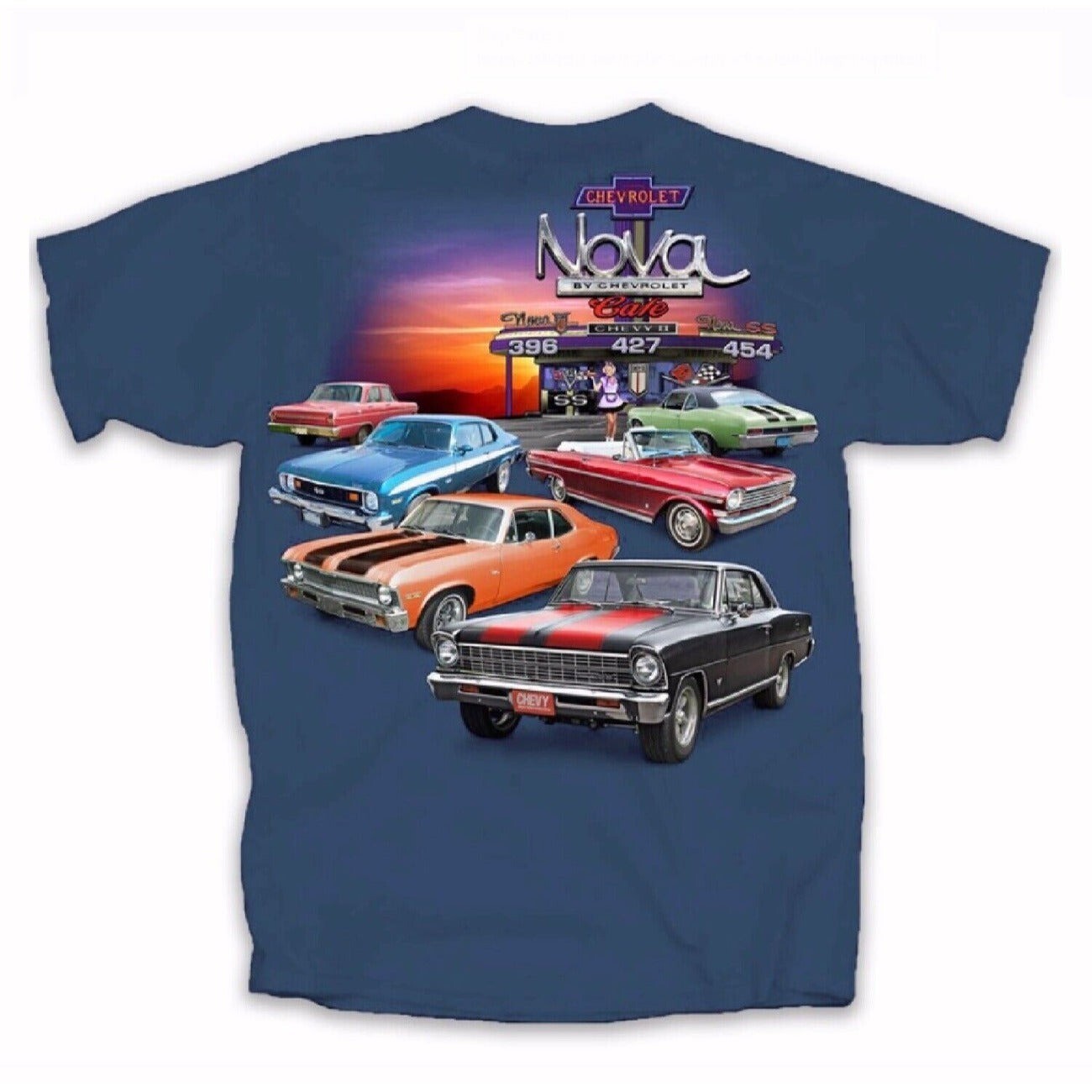 Chevy Chevrolet Nova Collection Short Sleeve T-Shirt NEW Fast Free Ship